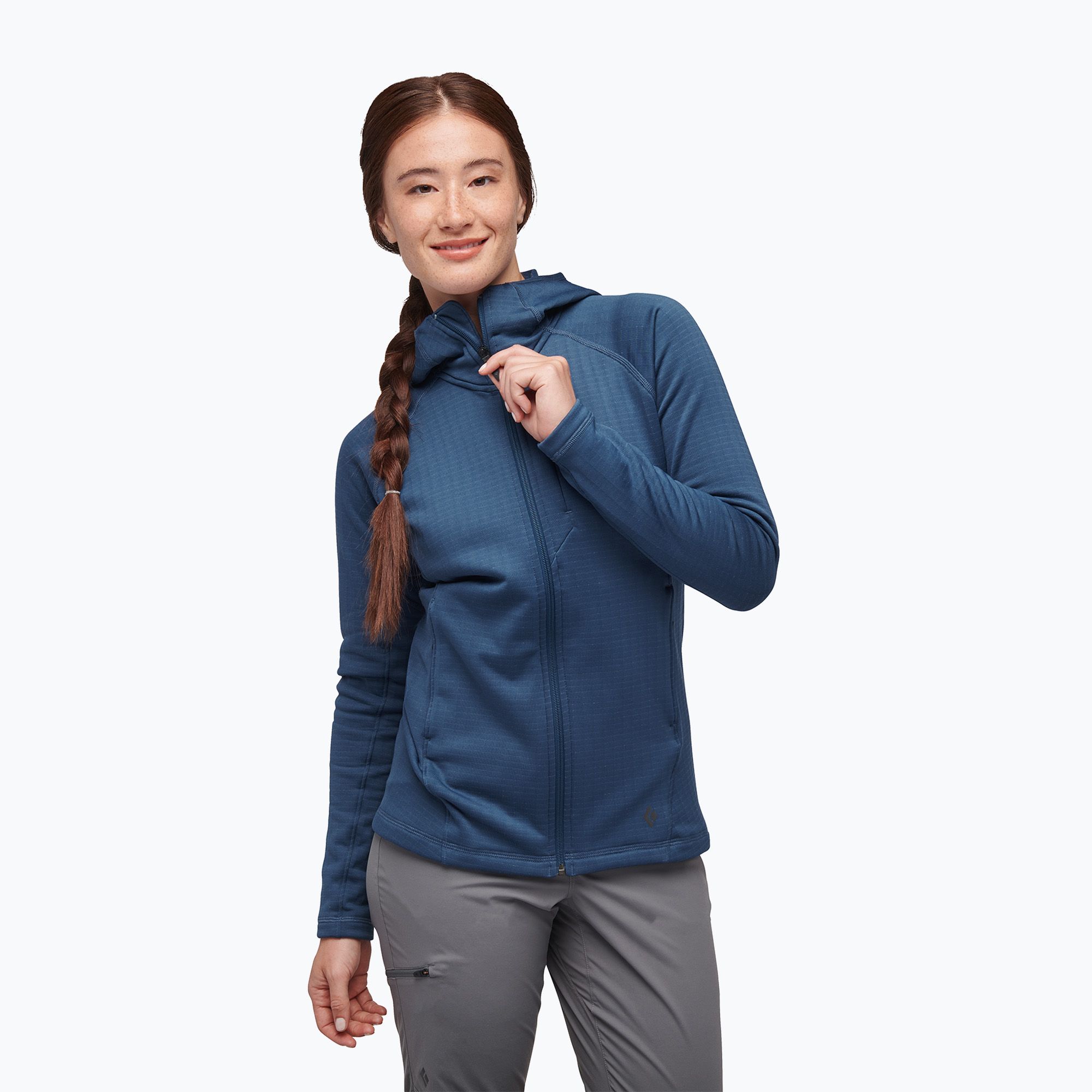 Bluza trekkingowa damska Black Diamond Factor Hoody ink blue 