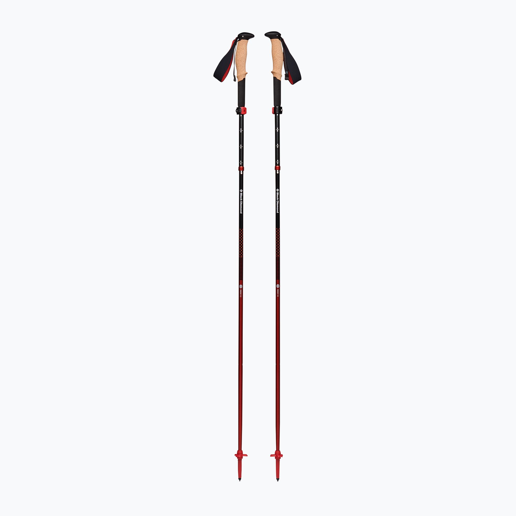 Kije trekkingowe Black Diamond Pursuit Flz Trekking black/octane 
