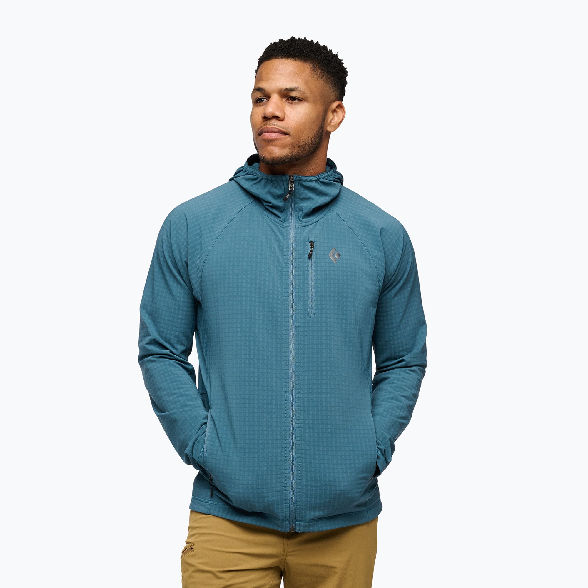 Bluza trekkingowa męska Black Diamond Coefficient Storm Hoody creek blue 