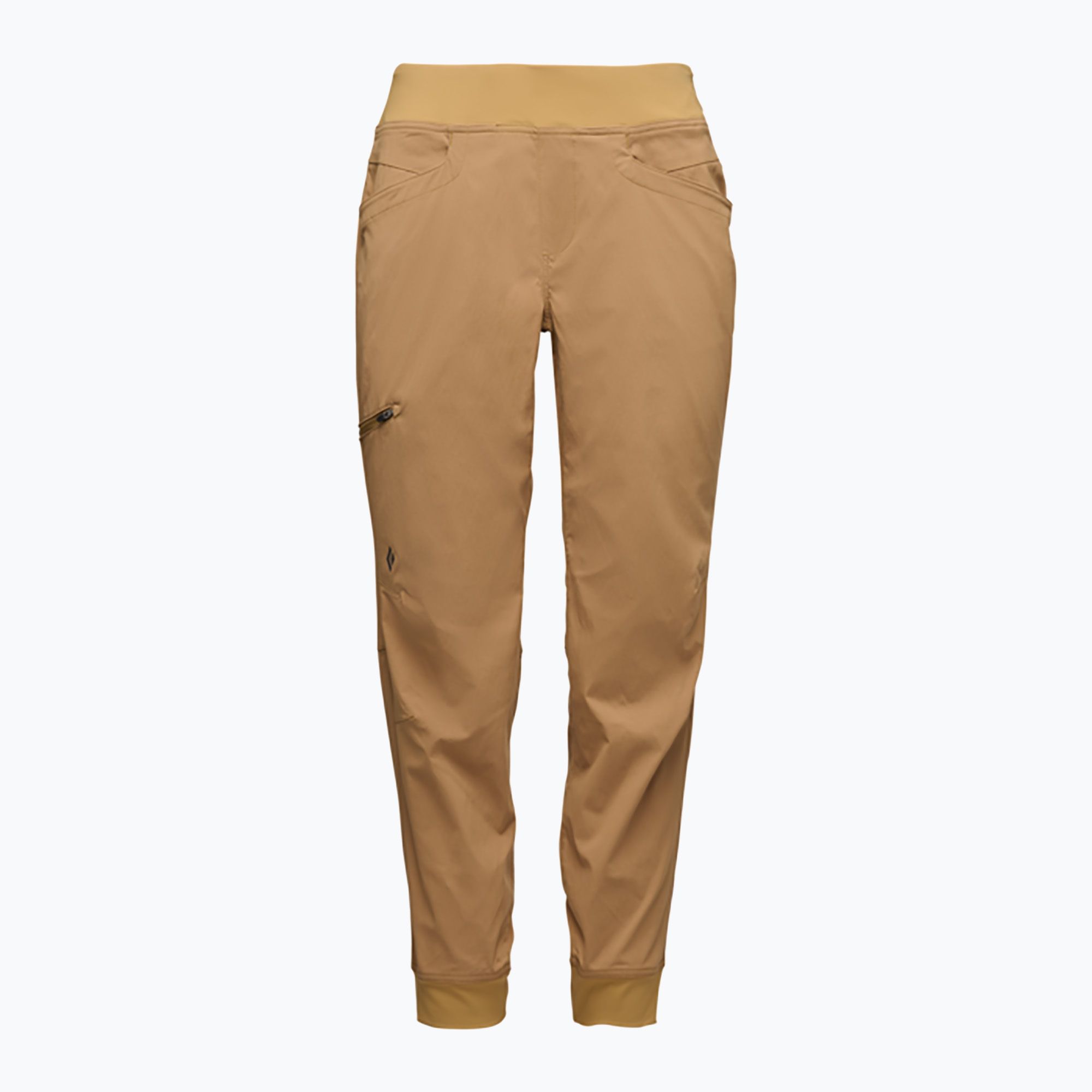 Spodnie wspinaczkowe damskie Black Diamond Technician Jogger flax 