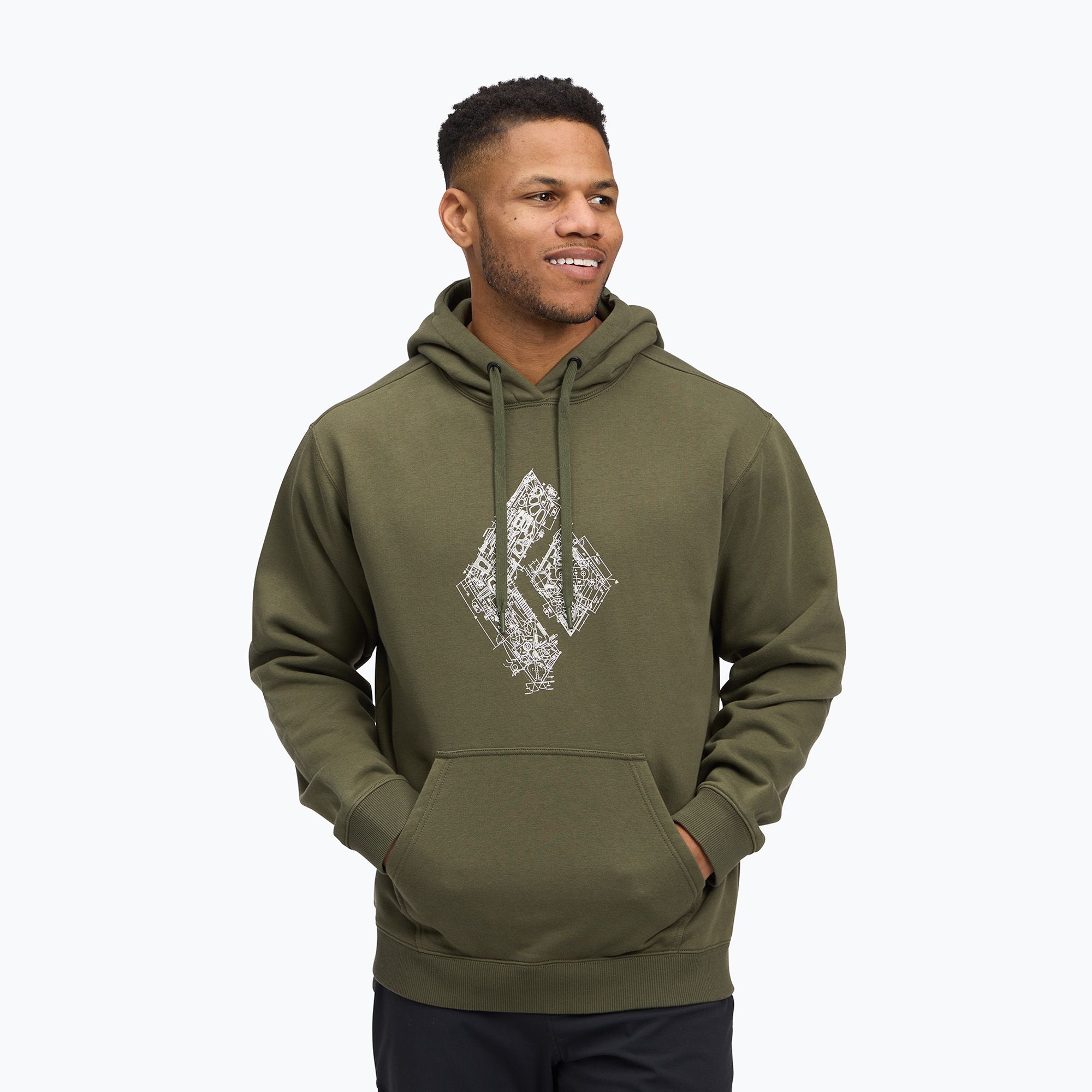 Bluza męska Black Diamond Engineered Diamond Po Hoody indigo 
