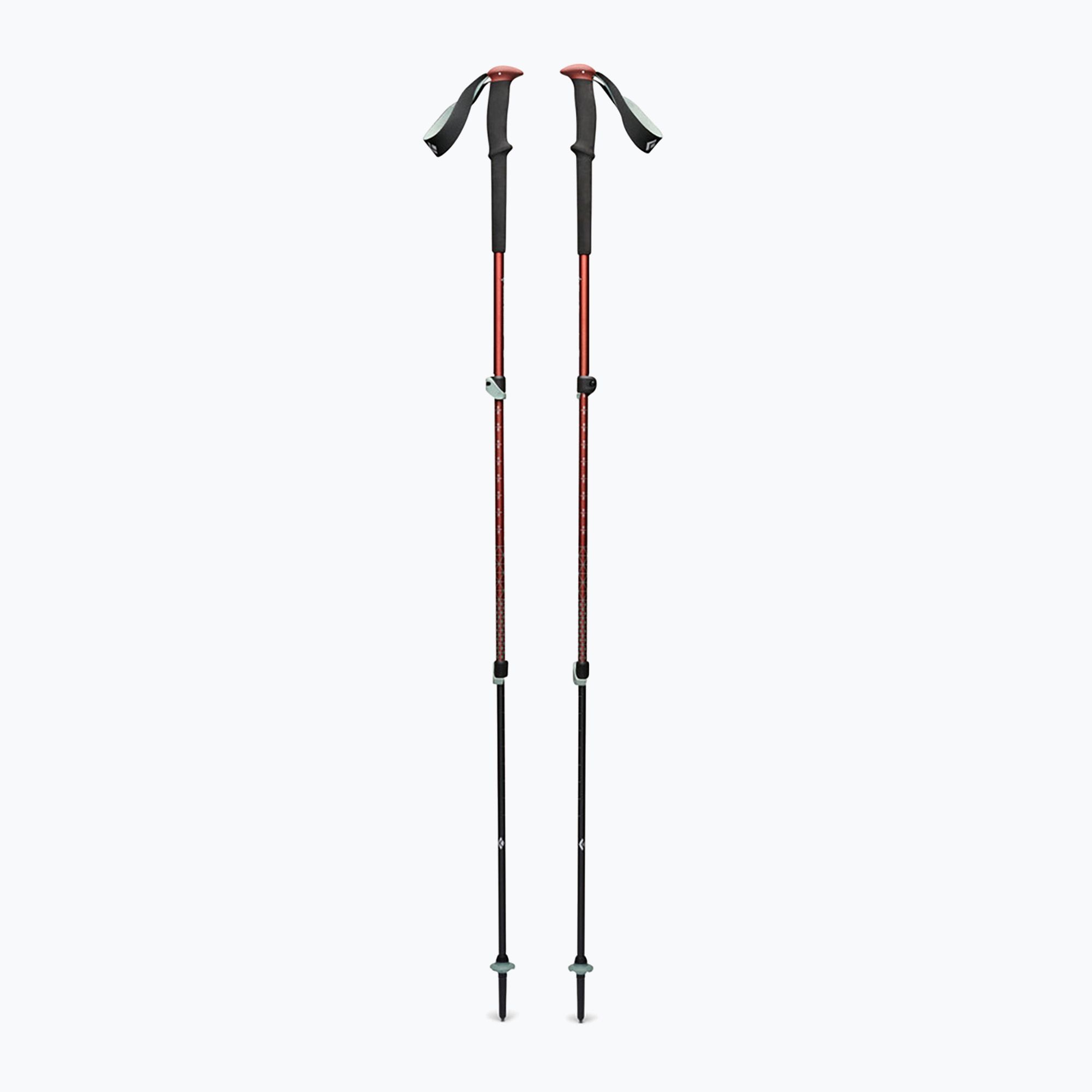 Kije trekkingowe Black Diamond Trail Trekking iron red 