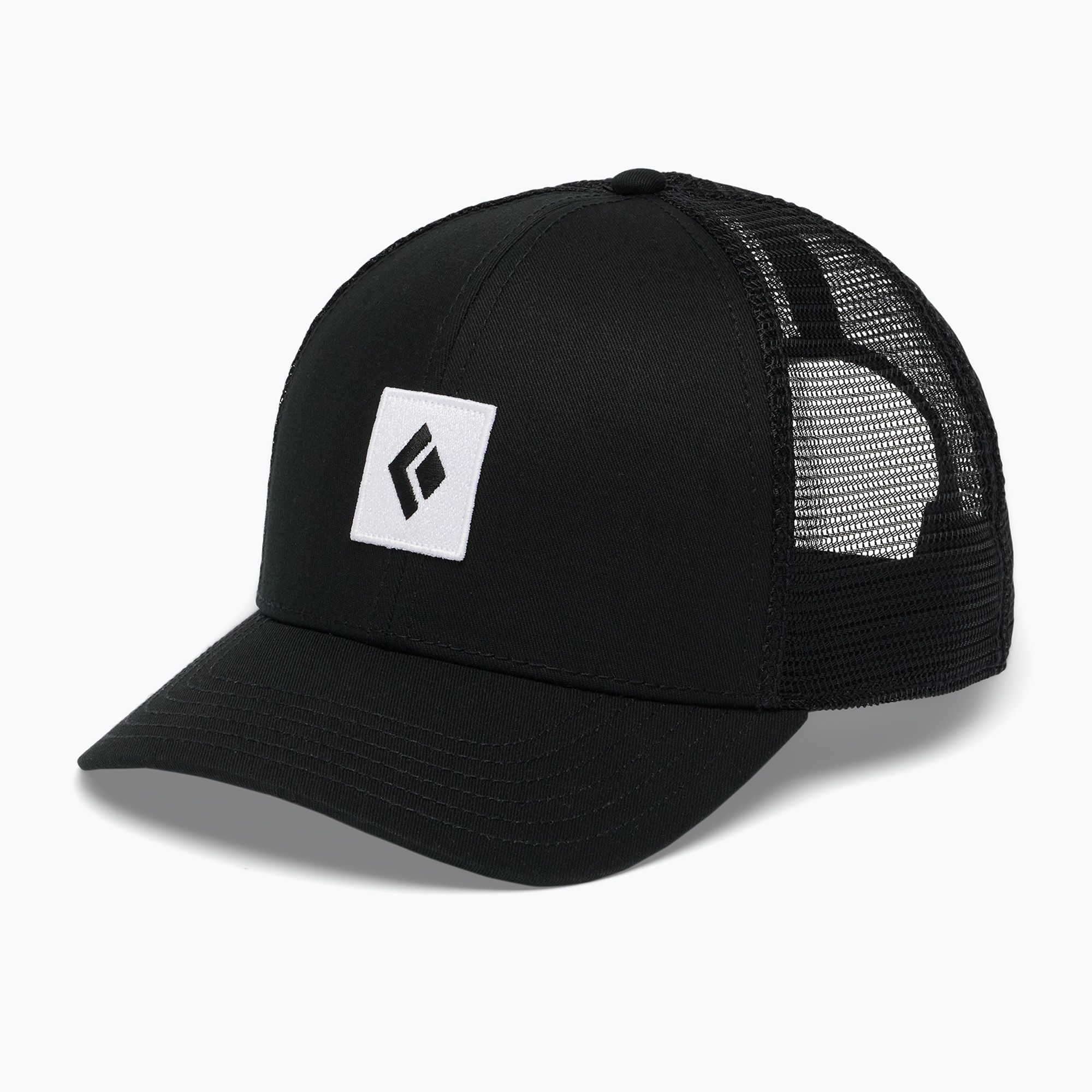Czapka z daszkiem Black Diamond Trucker black/black/white icon patch 