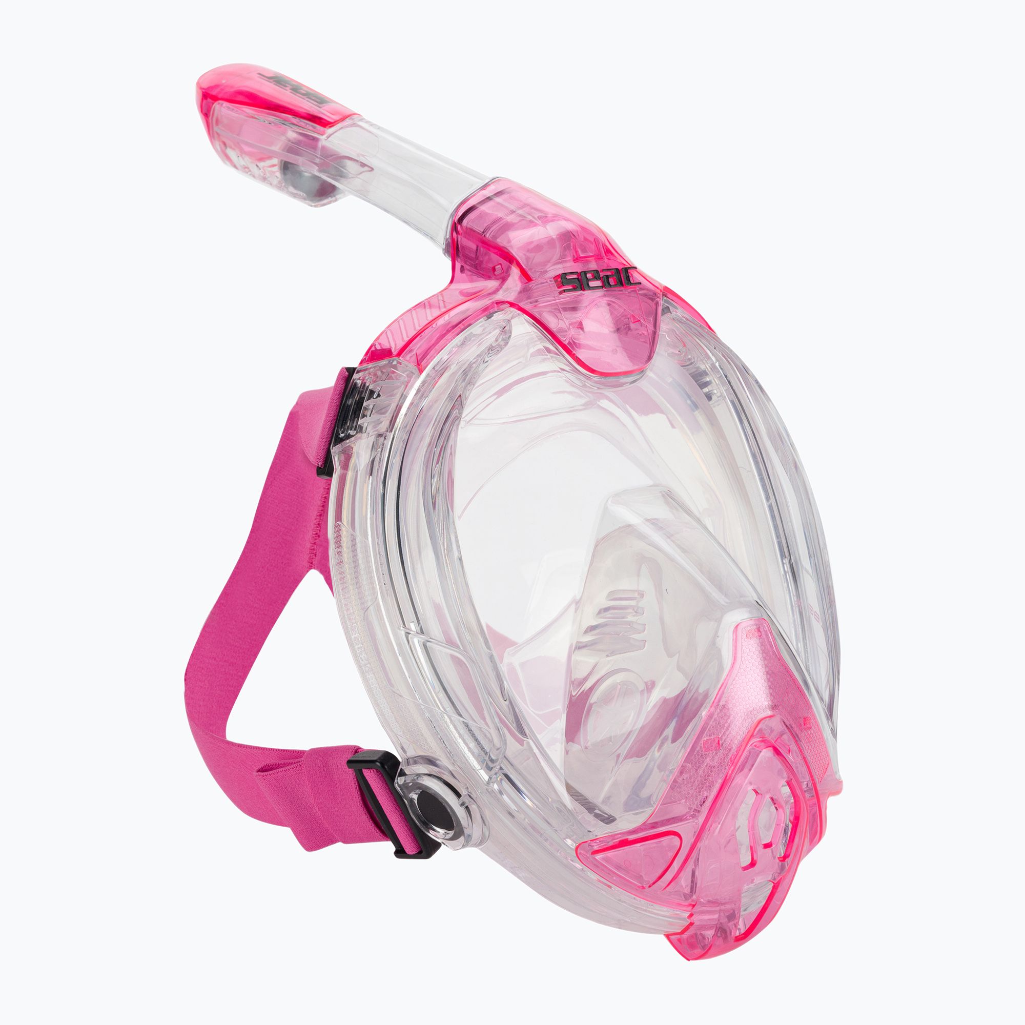 Maska pełnotwarzowa do snorkelingu SEAC Libera transparent/pink 