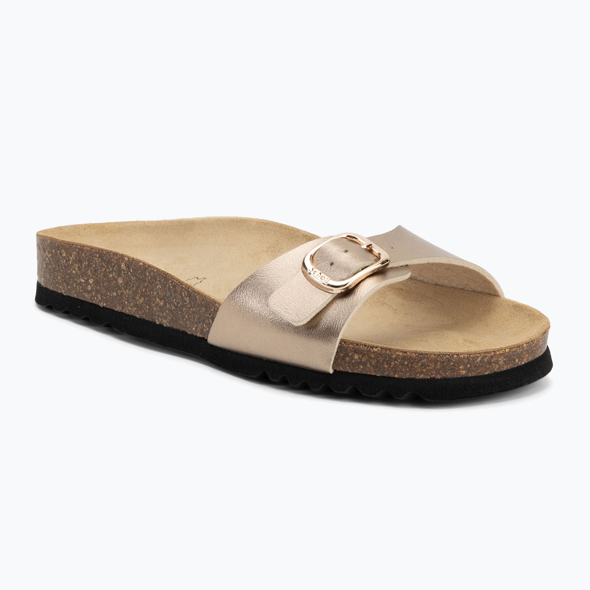 Klapki damskie Scholl Estelle Laminated taupe 