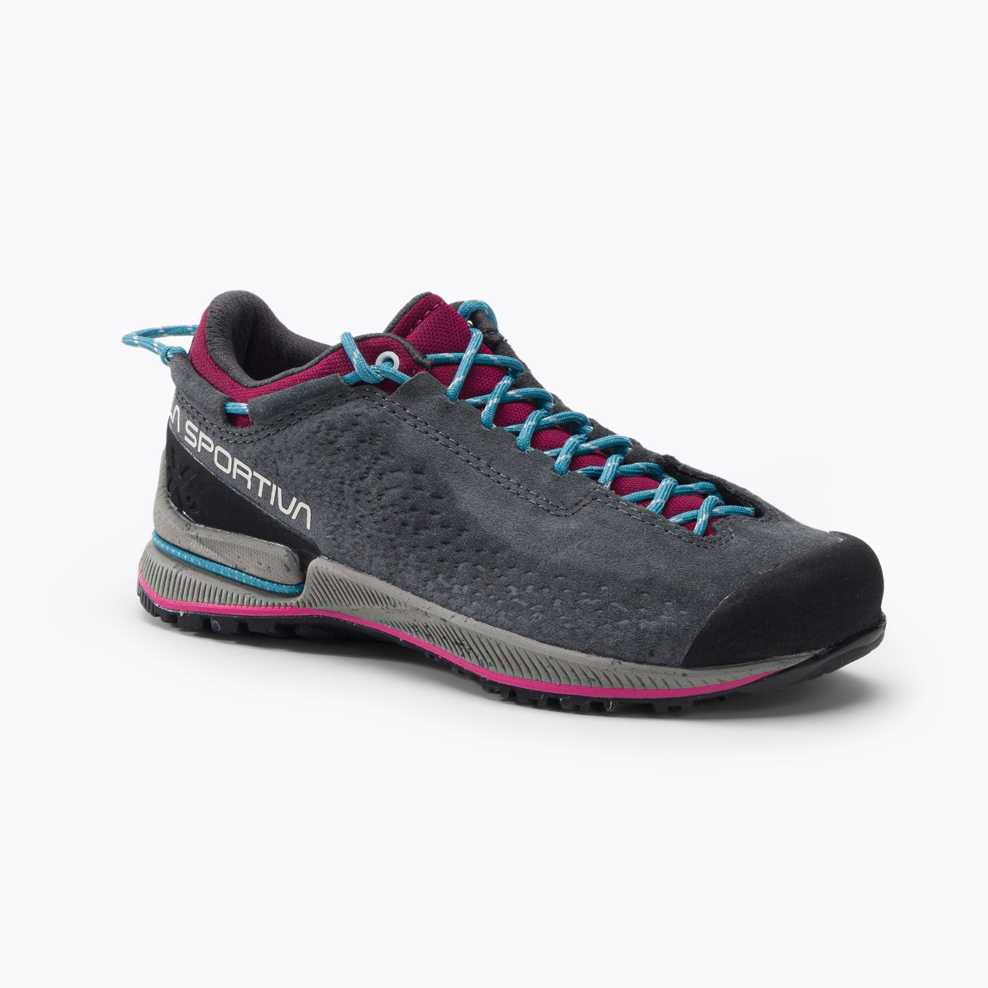 Buty podejściowe damskie La Sportiva TX2 Evo Leather carbon red plum 