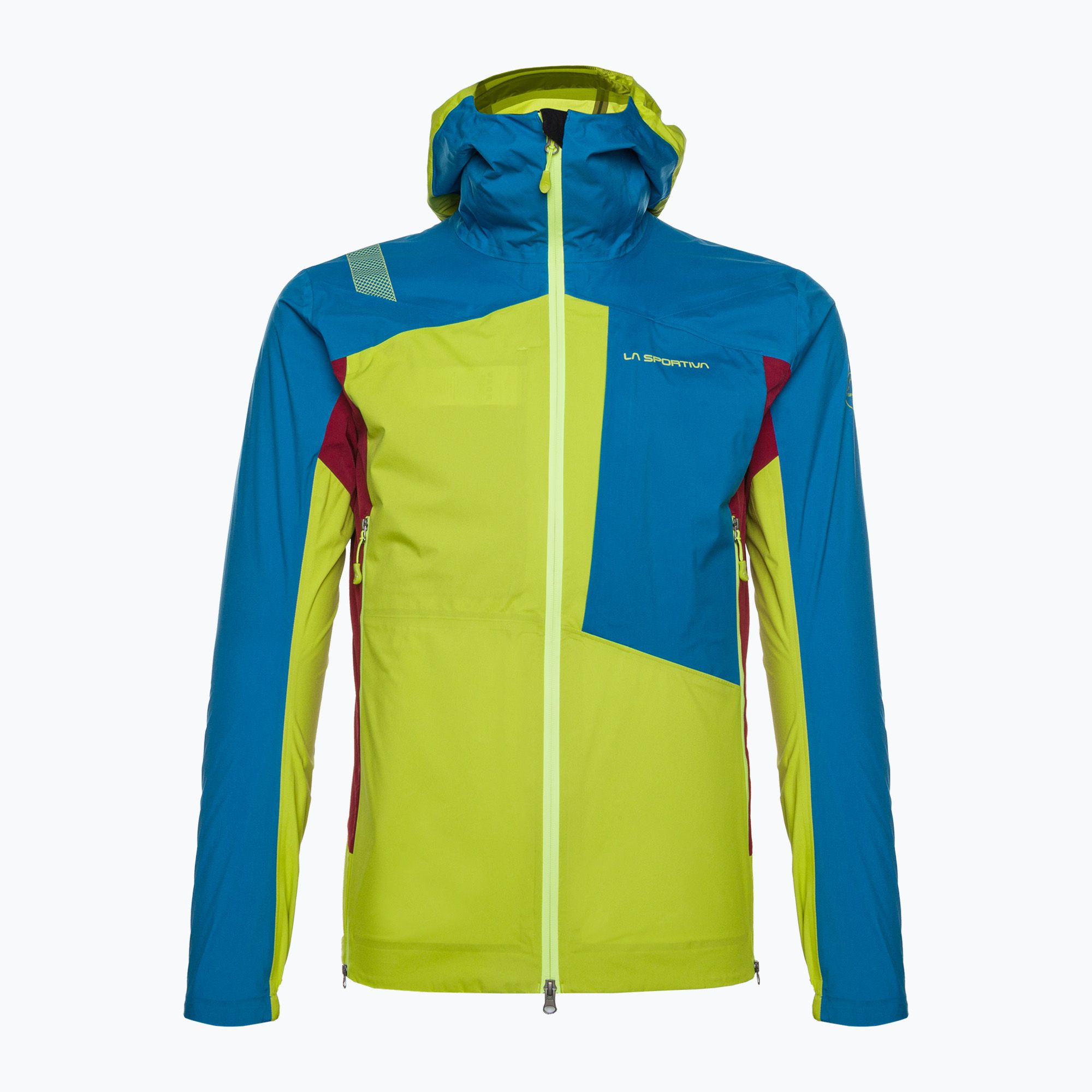 Kurtka przeciwdeszczowa męska La Sportiva Crizzle EVO Shell lime punch/electric blue 