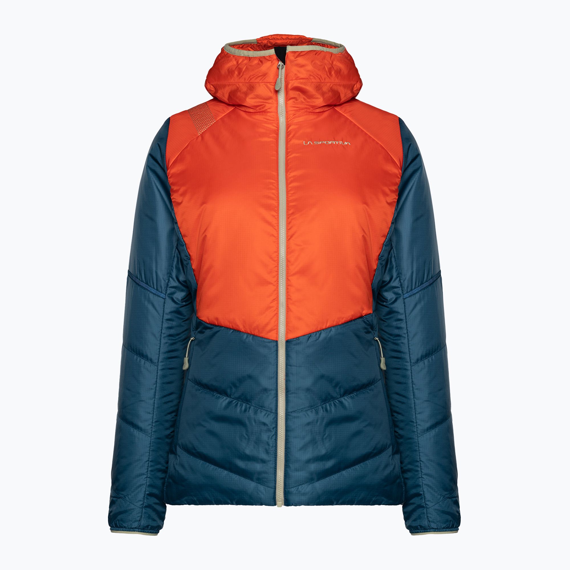Kurtka ocieplana damska La Sportiva Mythic Primaloft cherry tomato/ storm blue 