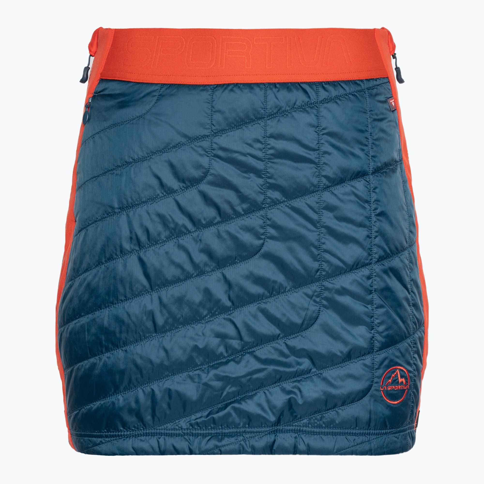 Spódnica zimowa La Sportiva Warm Up Primaloft storm blue/cherry tomato 