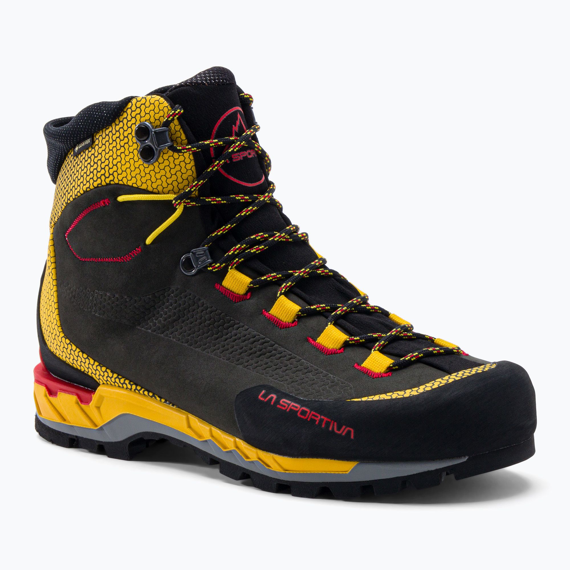 Buty wysokogórskie męskie La Sportiva Trango Tech Leather GTX black/yellow 