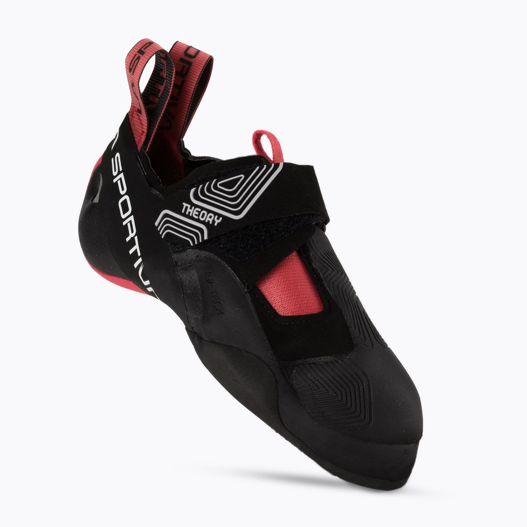 Buty wspinaczkowe damskie La Sportiva Theory black/hibiscus 