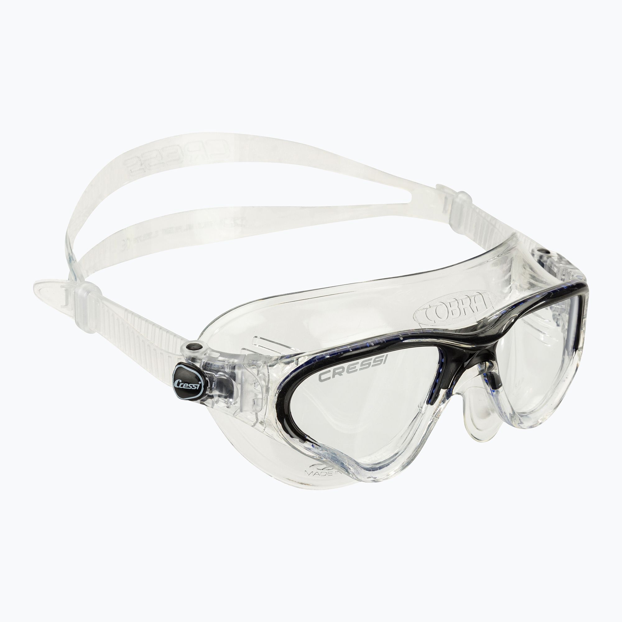 Maska do pływania Cressi Cobra clear/clear black 