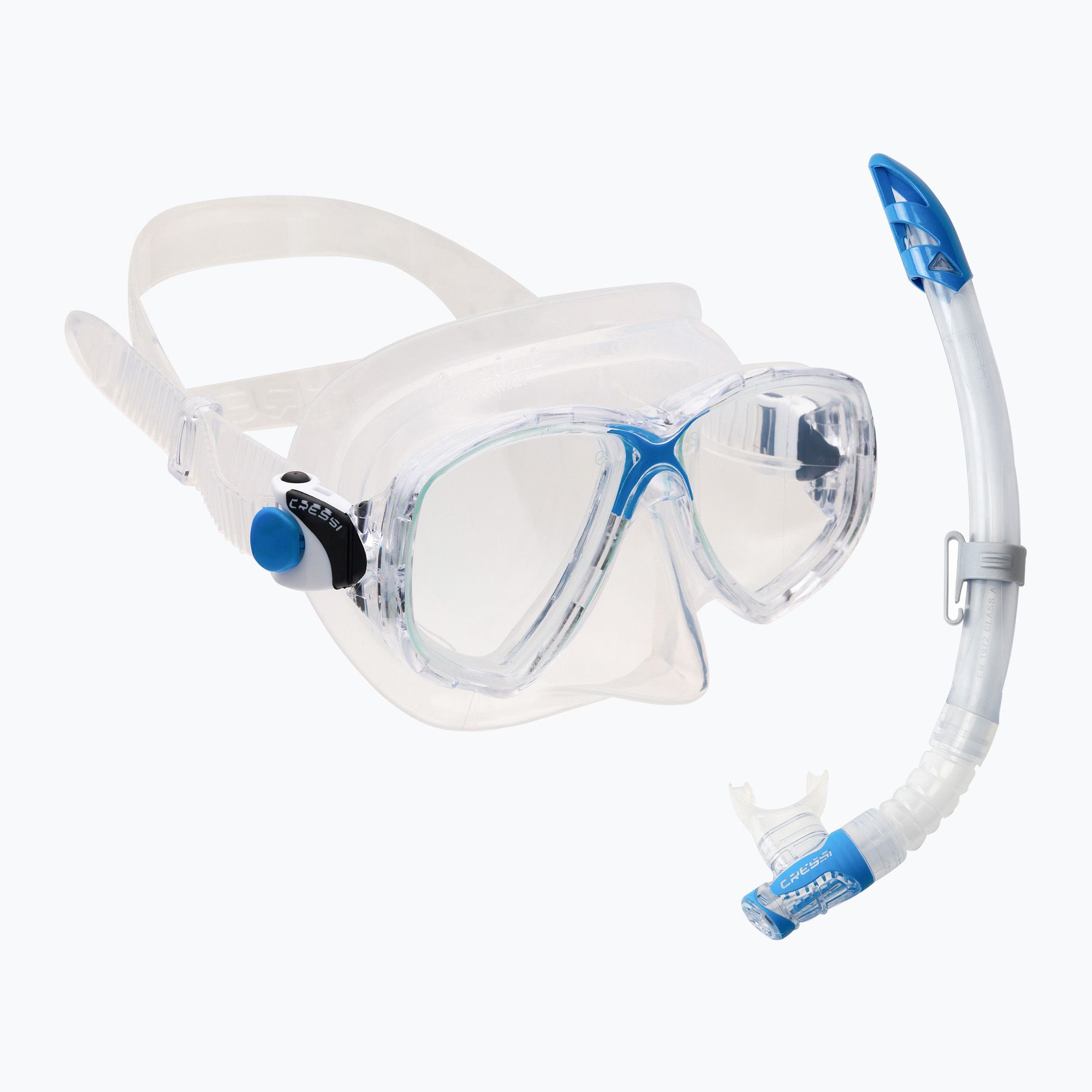 Zestaw do nurkowania Cressi Marea + Gamma clear/blue 