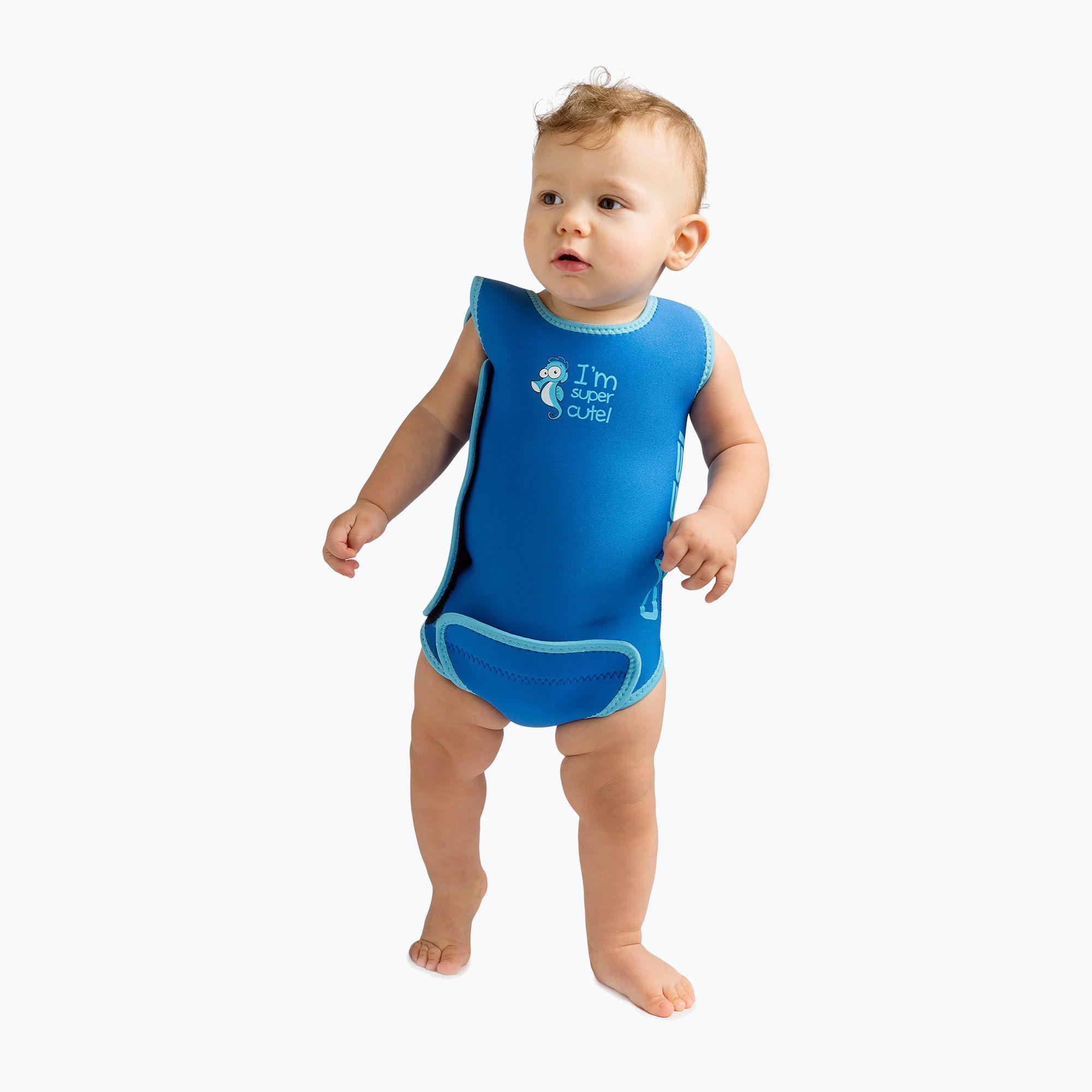Pianka do pływania dziecięca Cressi Baby Warmer 1,5 mm blue 