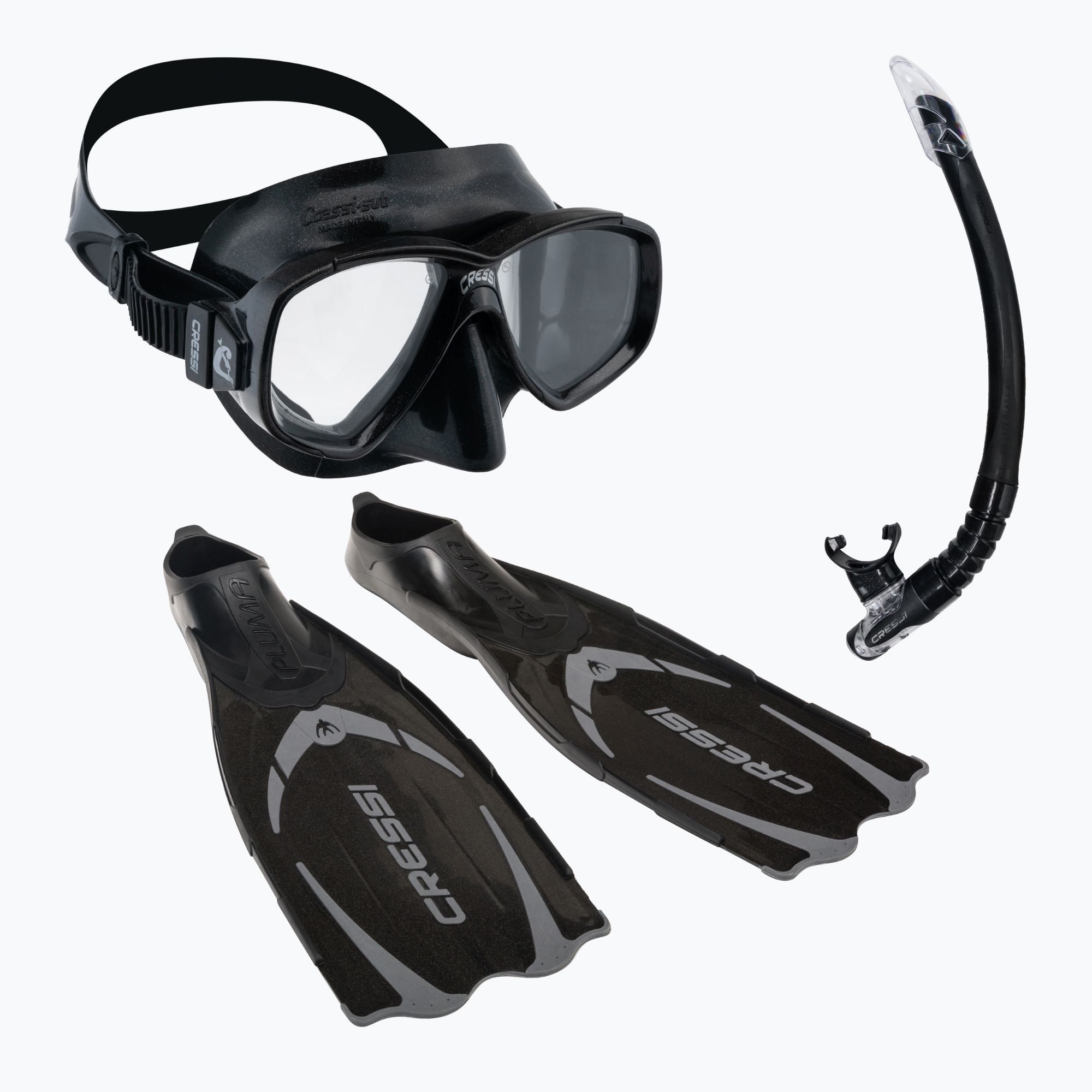 Zestaw do nurkowania Cressi Pluma Bag black 