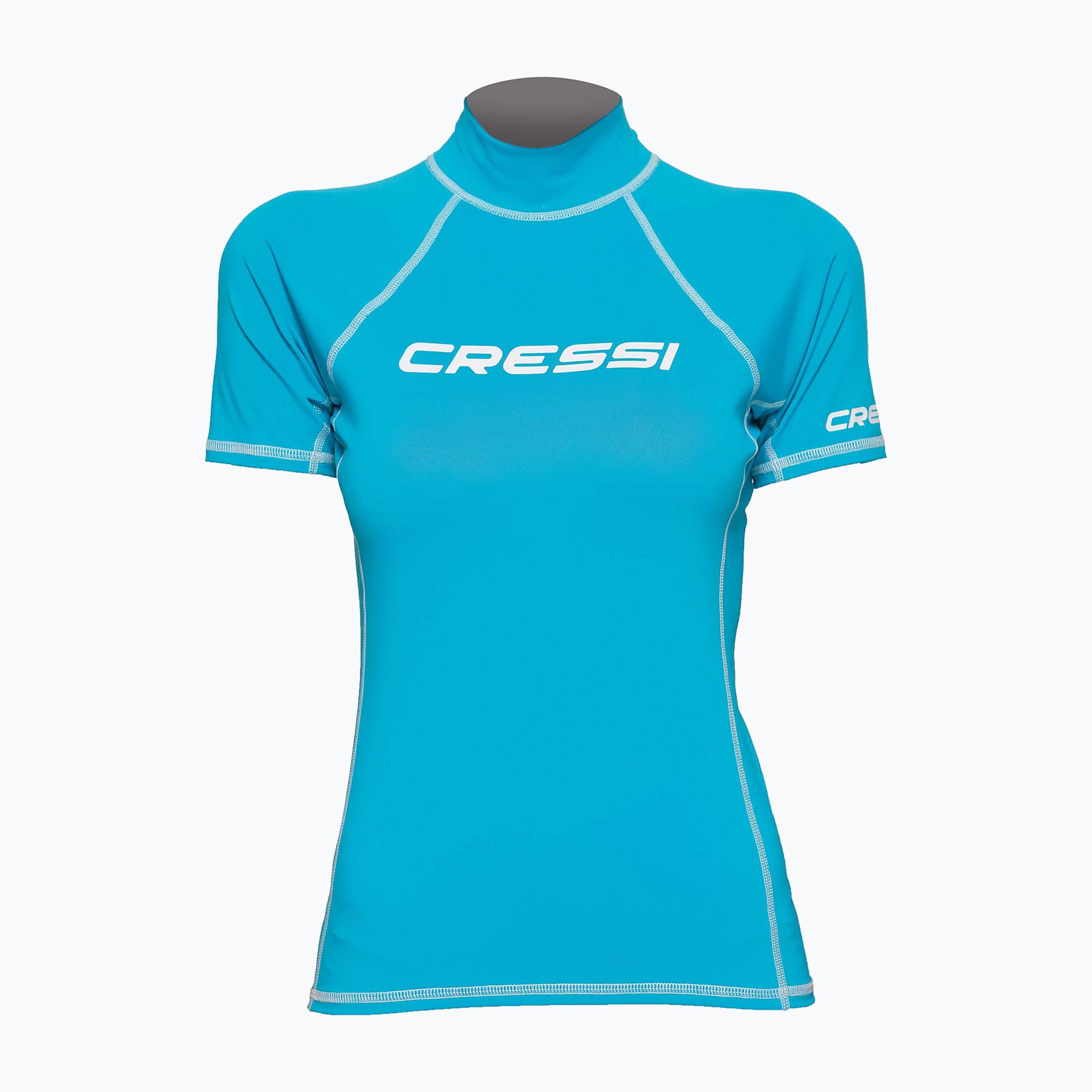 Cressi Shield Lady Aquamarine/Pink Rash Guard bij