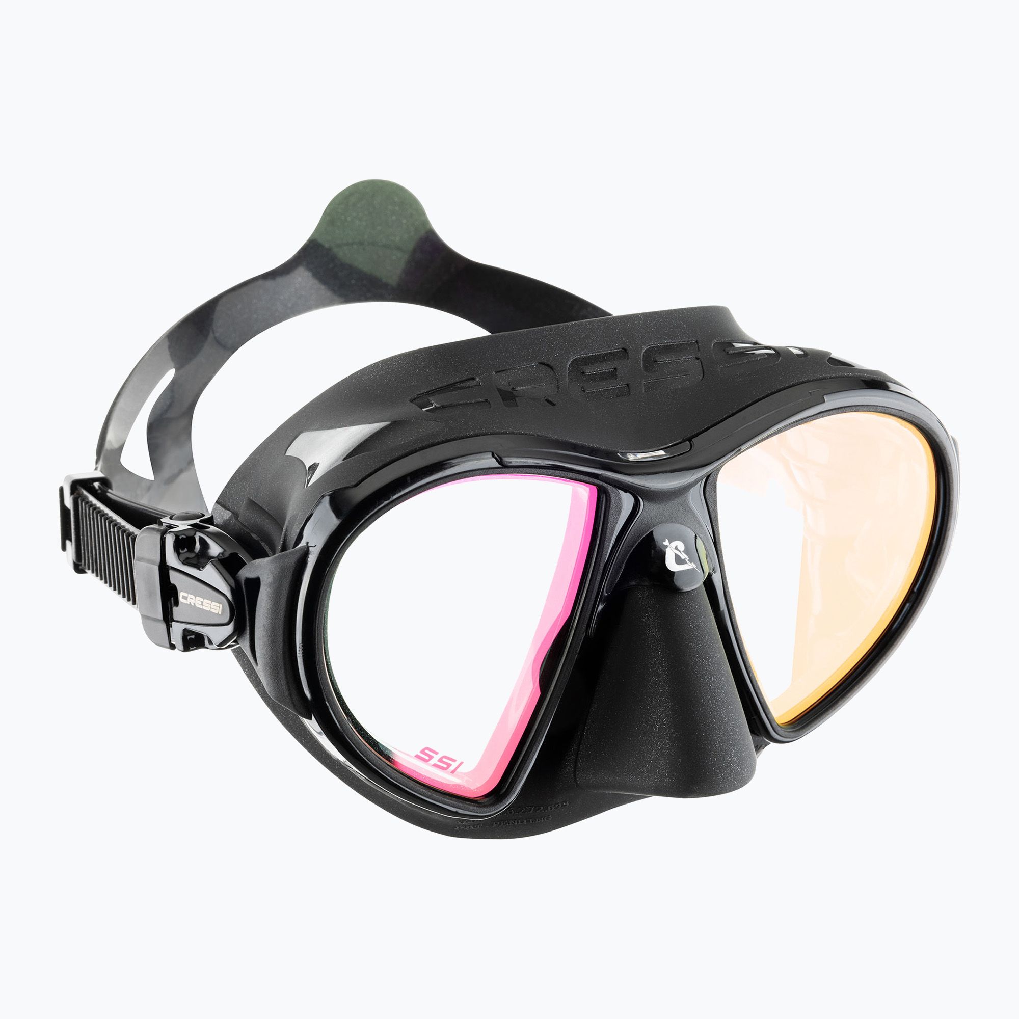 Maska do nurkowania Cressi Zeus Ultravision black/black/red lenses 