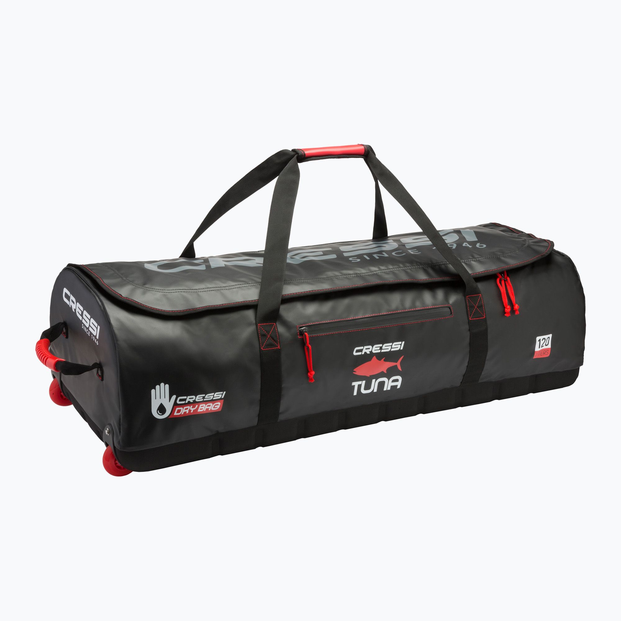Torba na sprzęt wodny Cressi Tuna 120 l black/red 