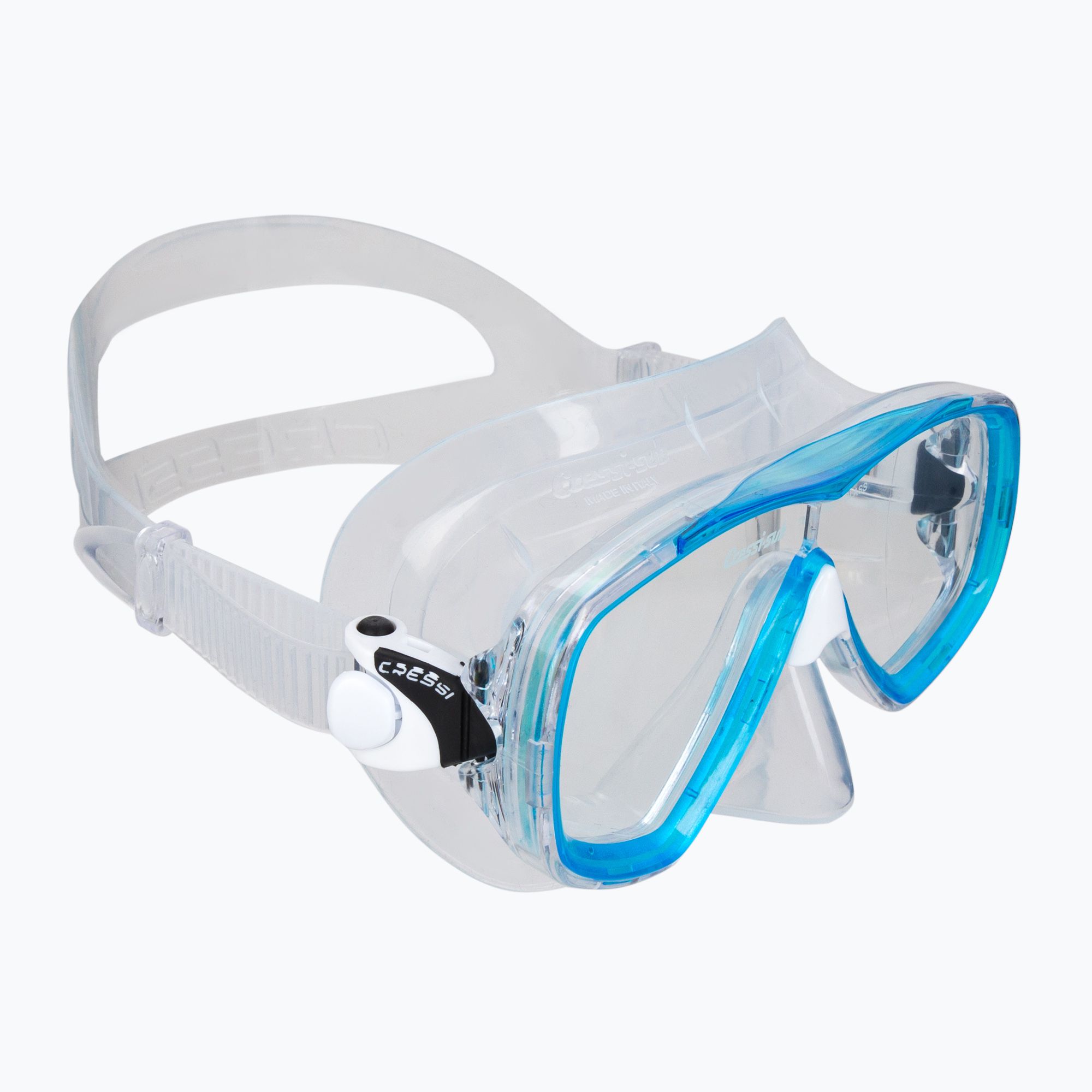 Maska do nurkowania Cressi Estrella clear/aquamarine 