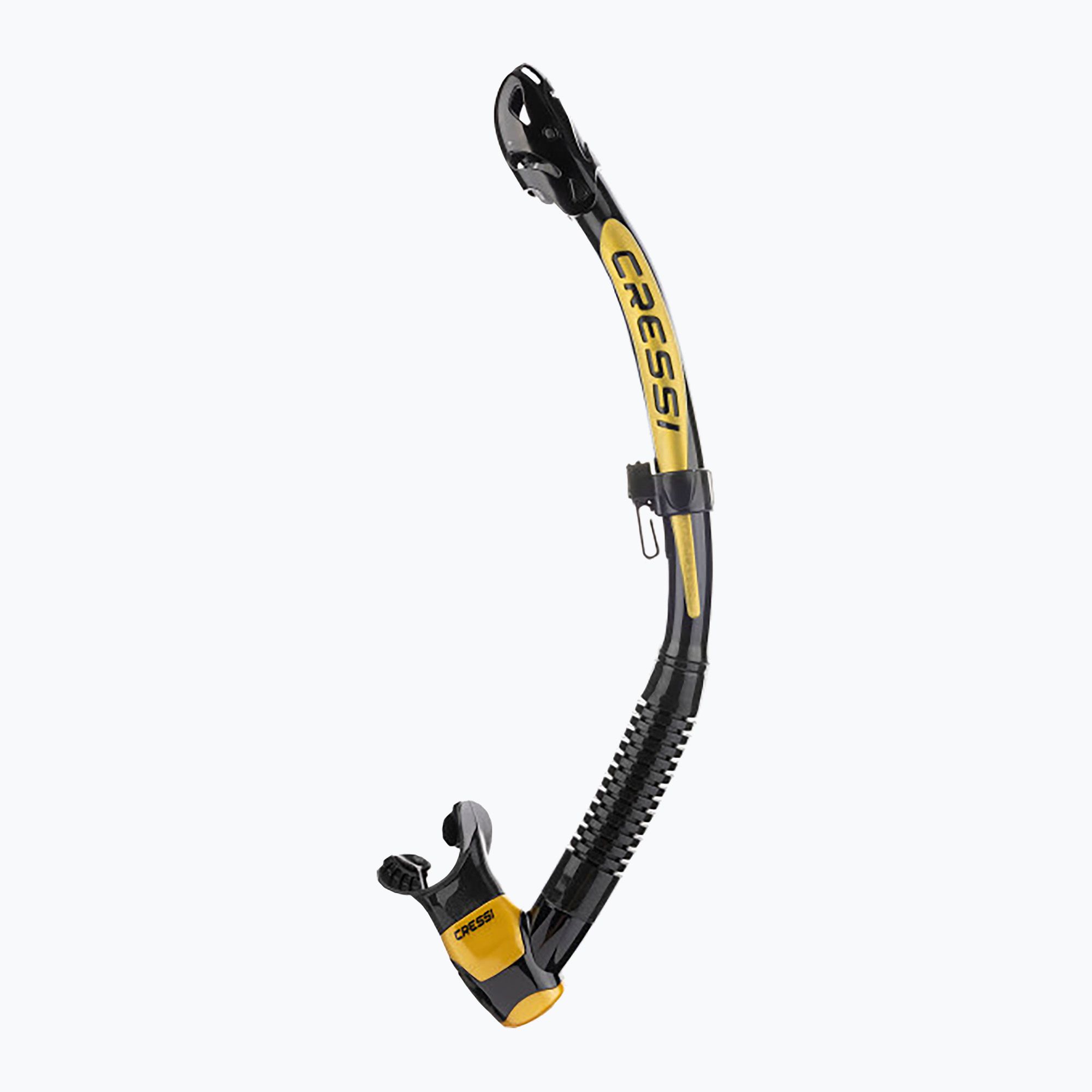Fajka do nurkowania Cressi Itaca Ultra Dry black/gold 