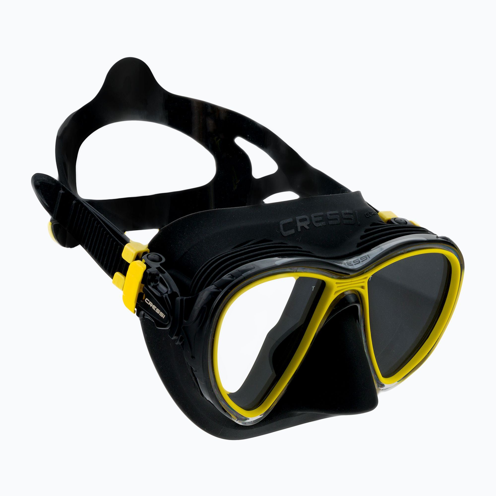 Maska do nurkowania Cressi Quantum black/yellow 