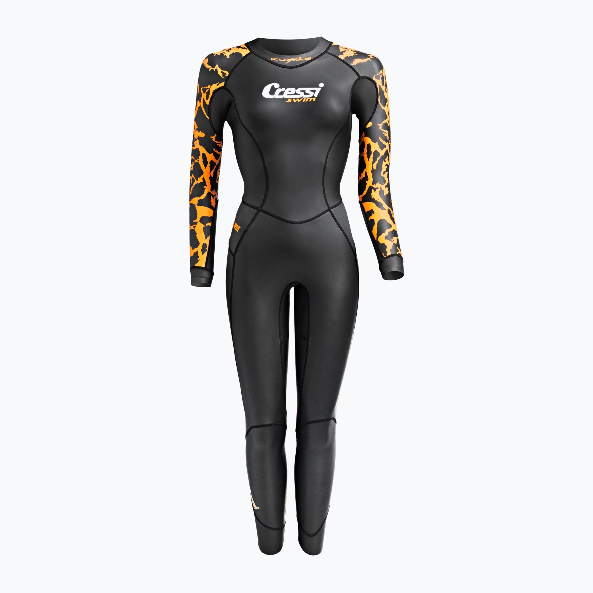 Pianka do pływania damska Cressi Kuwae 2 mm black/orange 