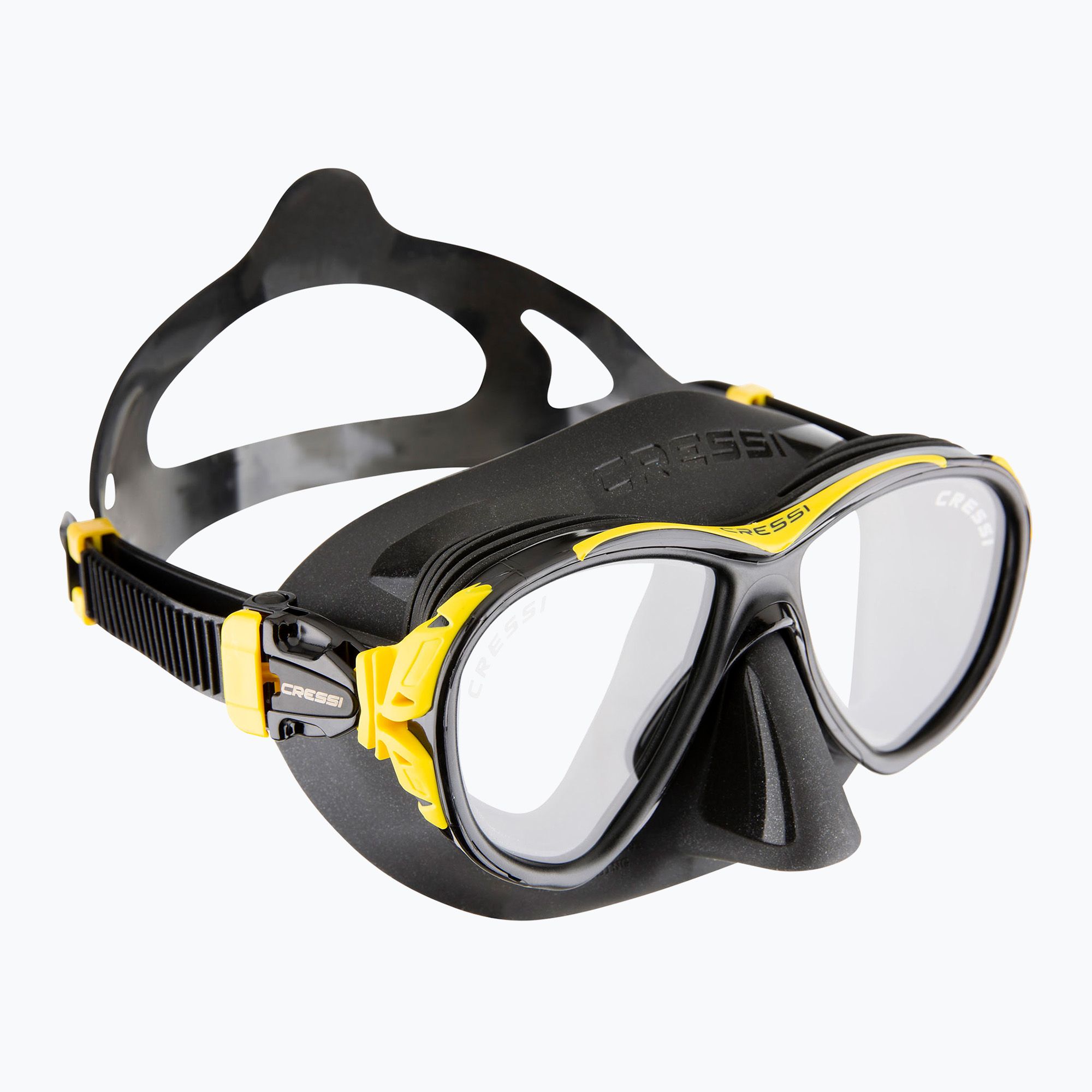 Maska do nurkowania Cressi Naxos black/yellow 