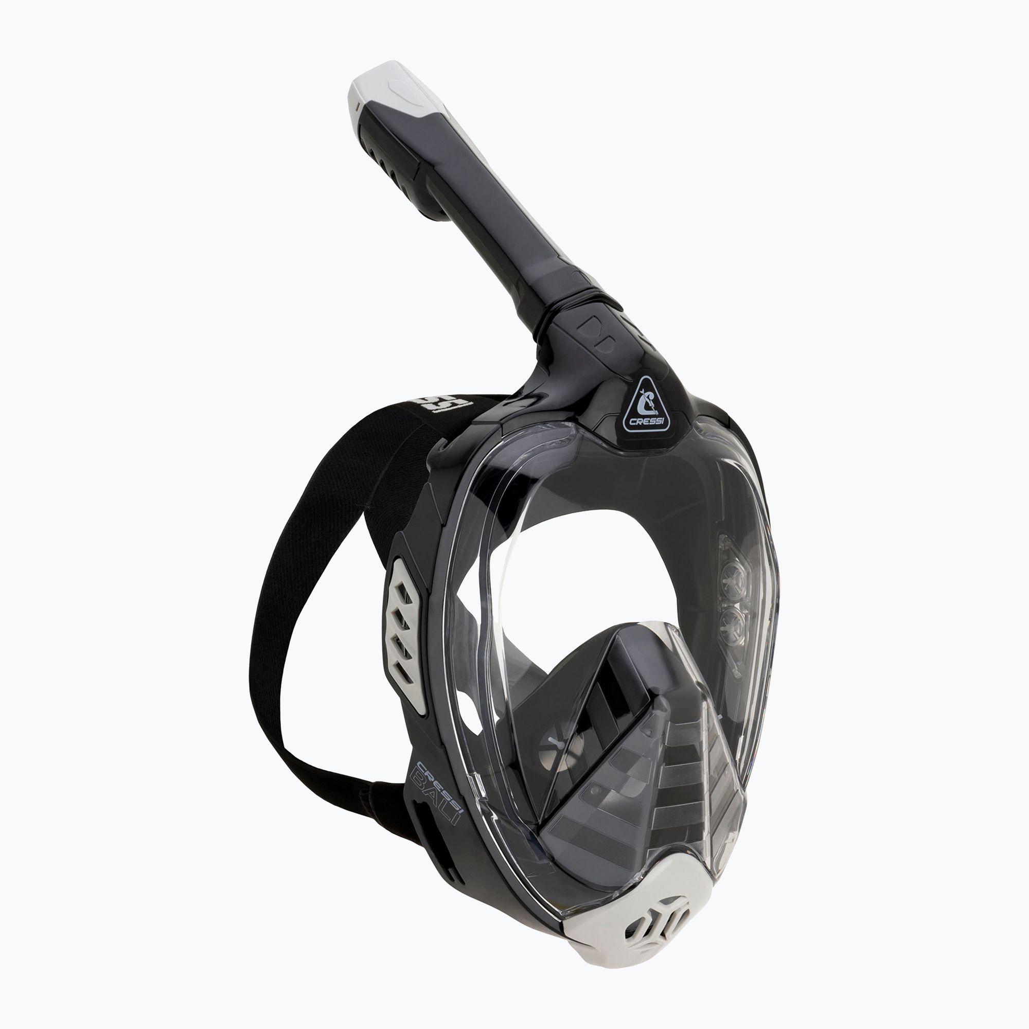 Maska pełnotwarzowa do snorkelingu Cressi Bali Full Face black/grey 