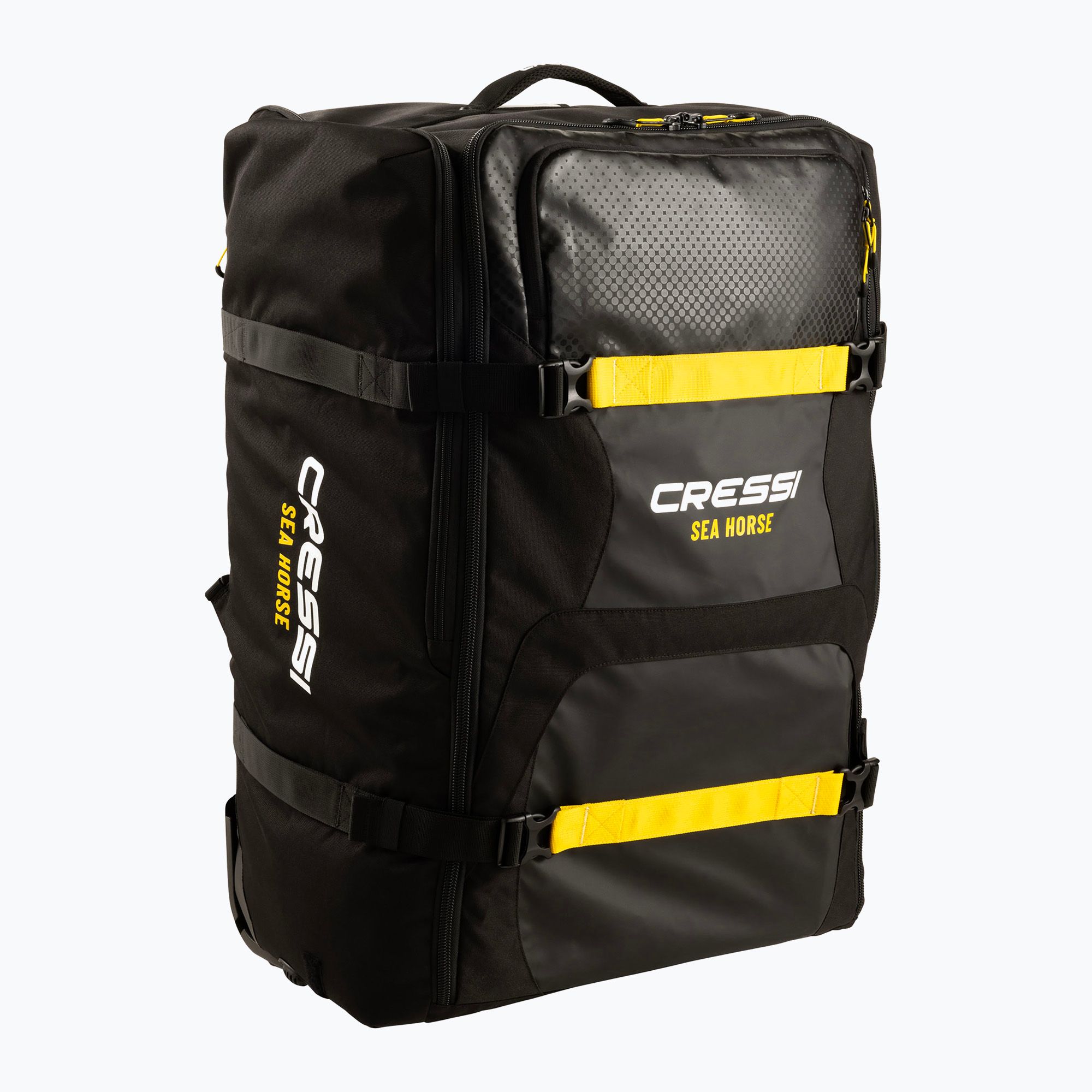 Torba podróżna Cressi Sea Horse 152 l black/yellow 