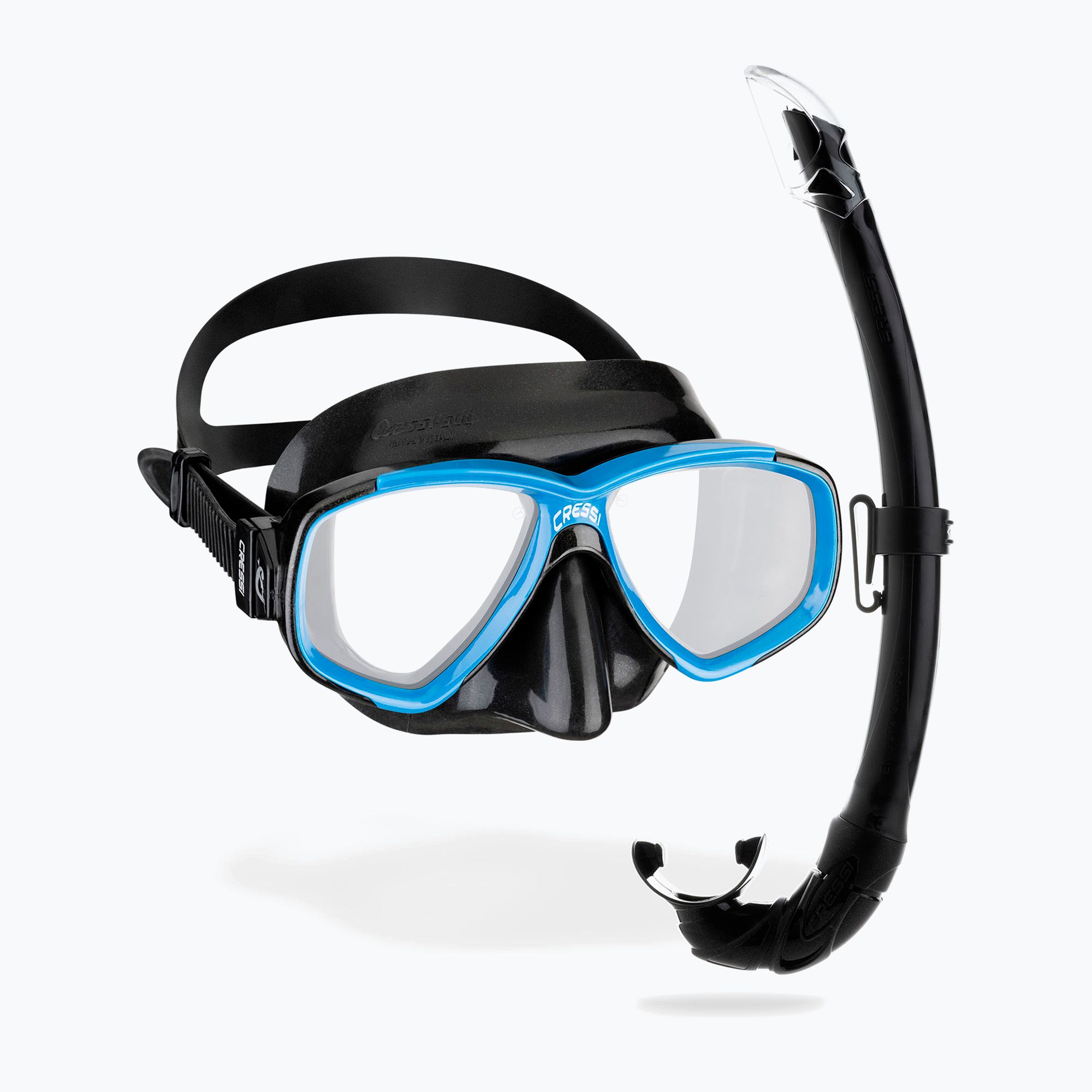 Zestaw do nurkowania Cressi Perla + Mexico black/blue 