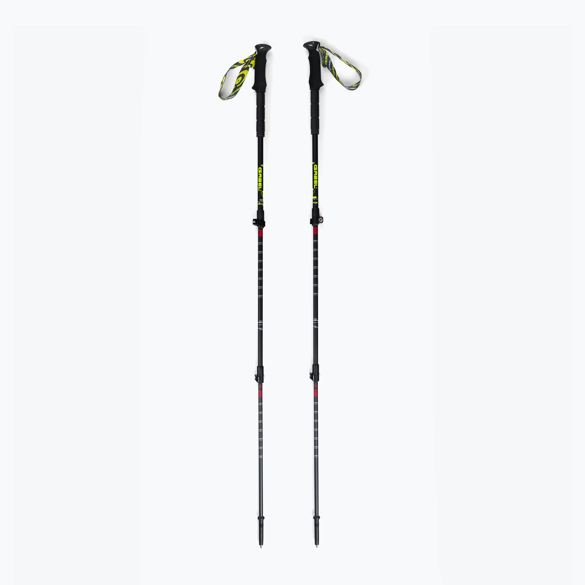 Kije trekkingowe GABEL Carbon Force FLK czarne 7008650100000 