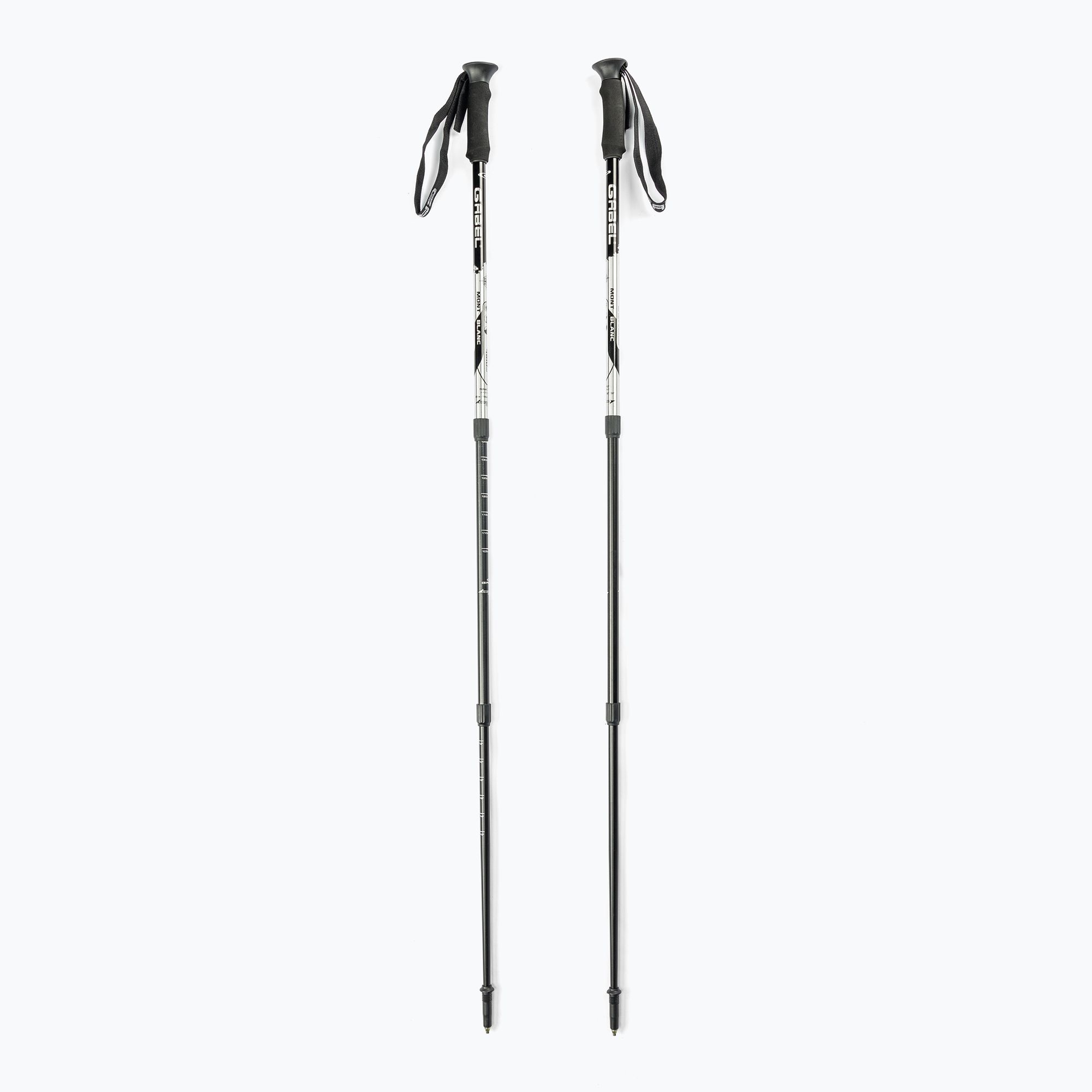 Kije trekkingowe GABEL Mont Blanc Lite czarne 7009430600000 