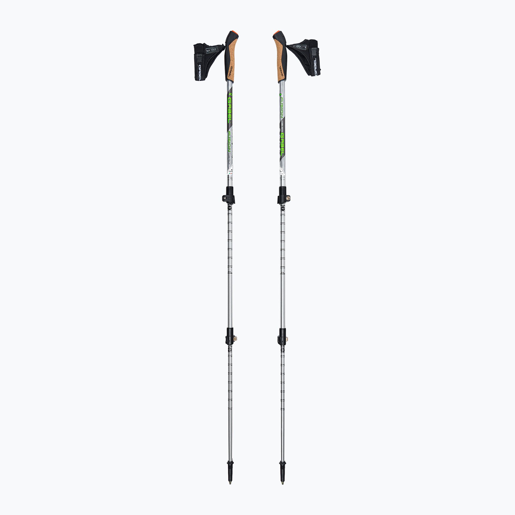 Kije nordic walking GABEL Fusion Cork-Tech szare 7008361510000 