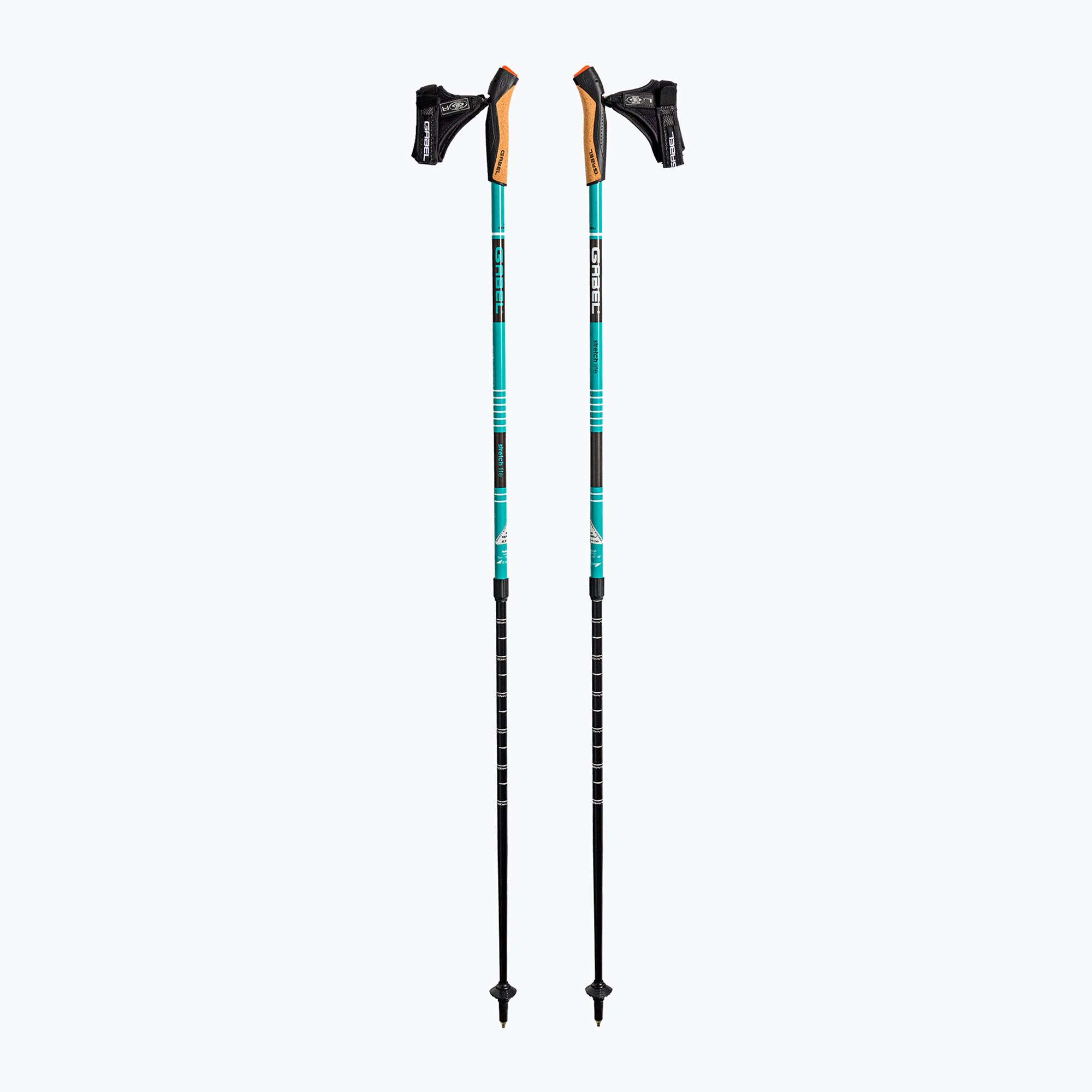 Kije nordic walking GABEL Strech Lite niebieskie 7008352622000 