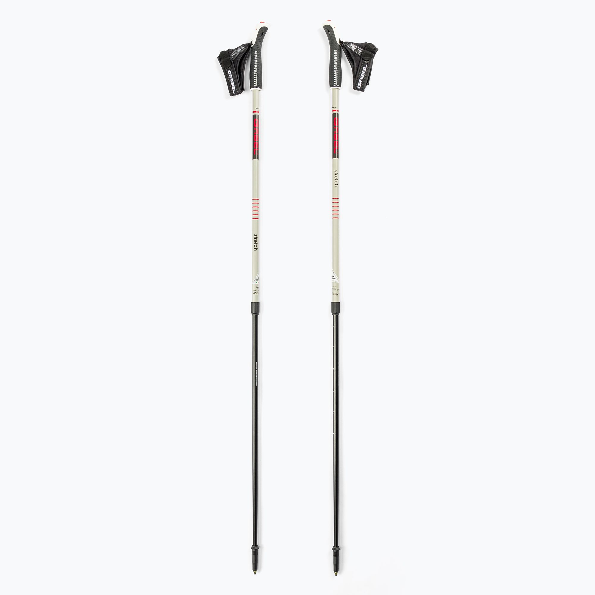 Kije nordic walking GABEL Strech ICE szare 7008352630000 