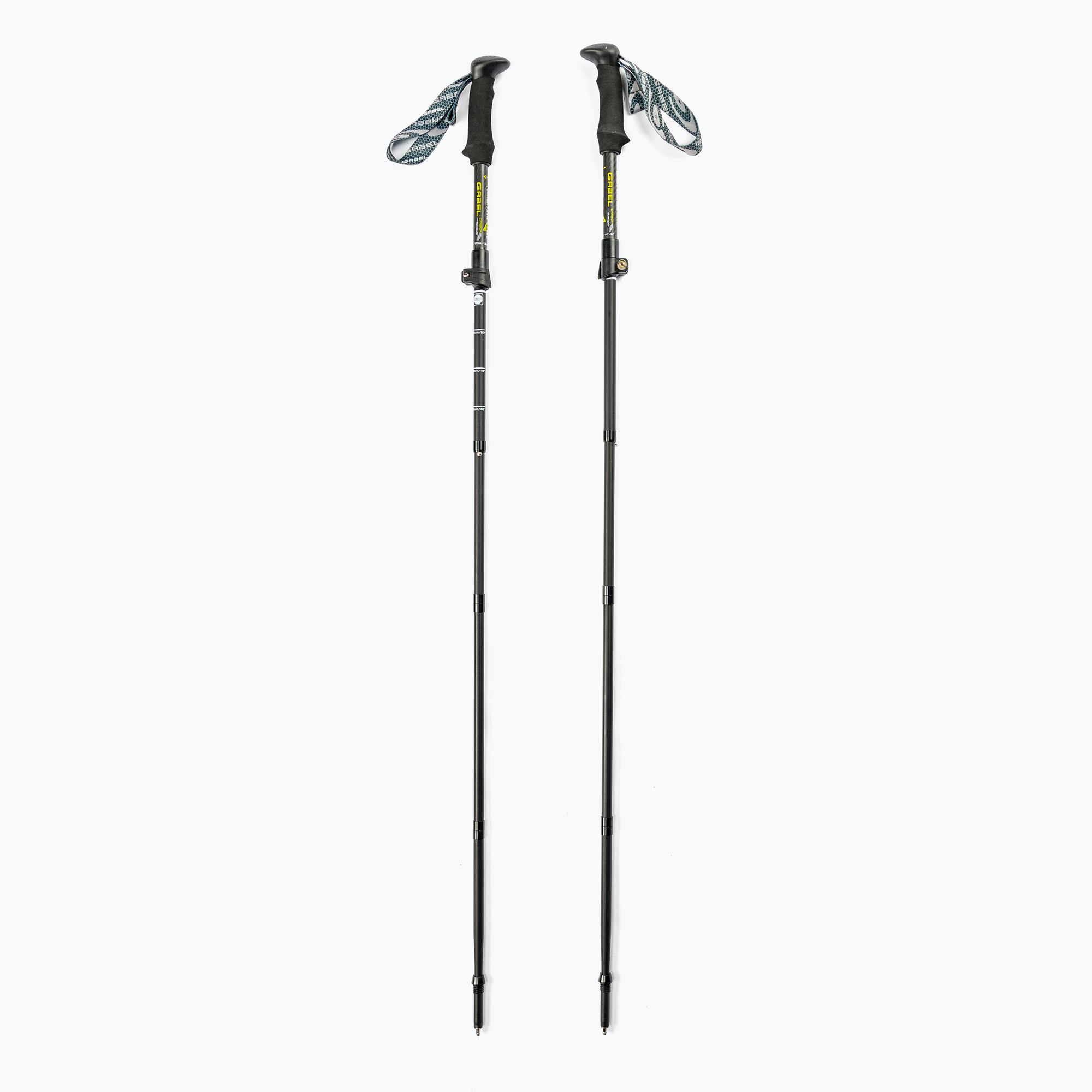 Kije trekkingowe GABEL XTR Carbon EF czarne 7008392820000 