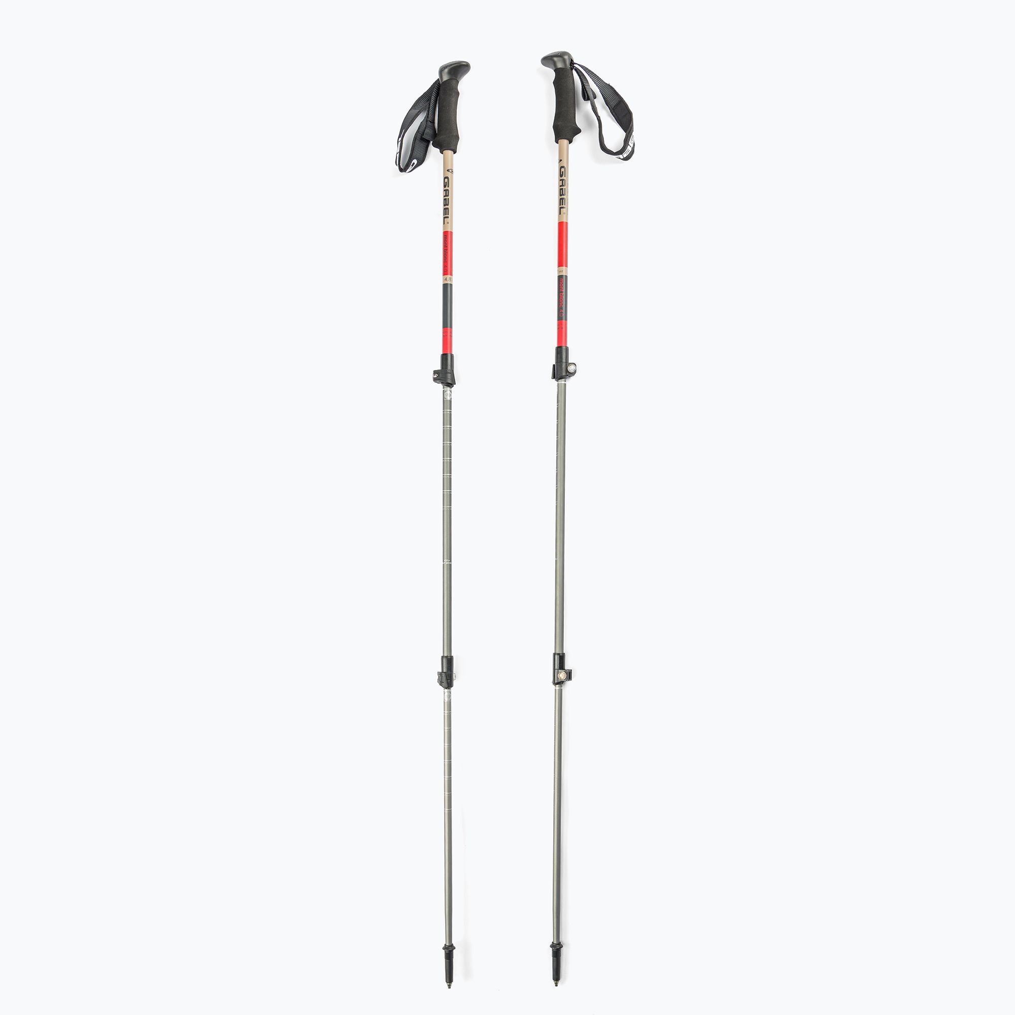 Kije trekkingowe GABEL Mont Blanc F.L. 4.0 czerwone 7008432400000 