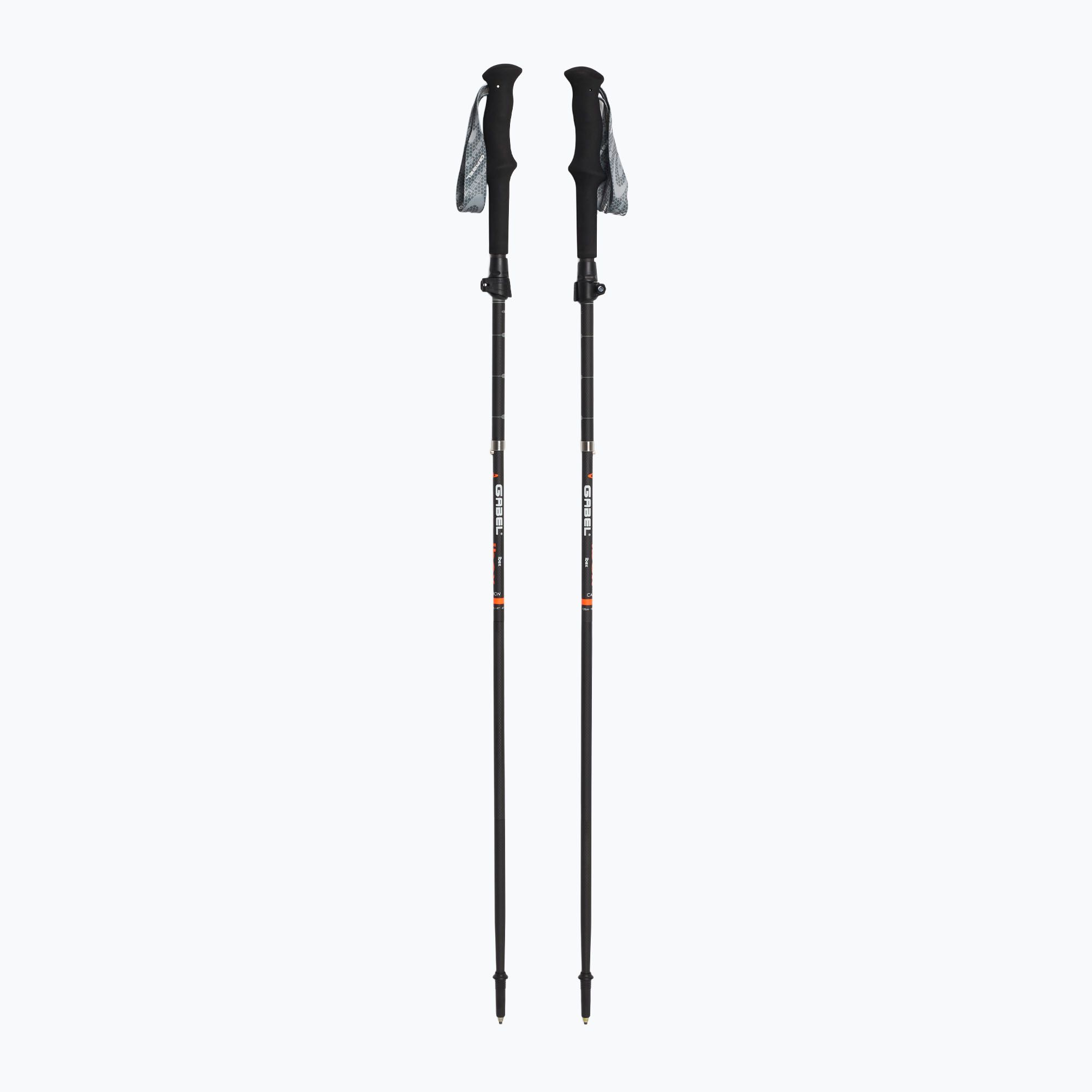Kije trekkingowe GABEL IBEX XTS czarne 7008400200000 