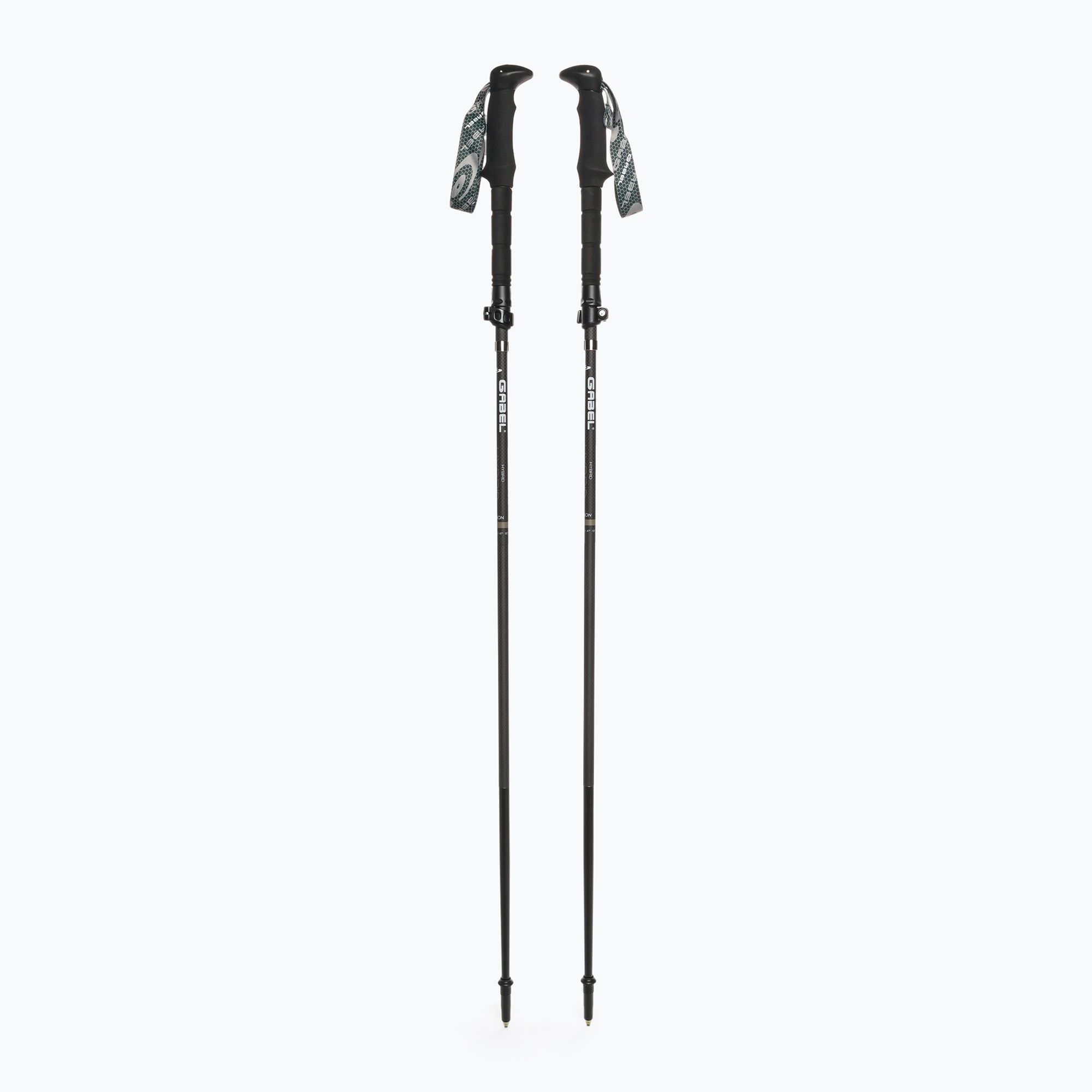 Kije trekkingowe GABEL Hybrid Carbon XTL czarne 7009400400000 