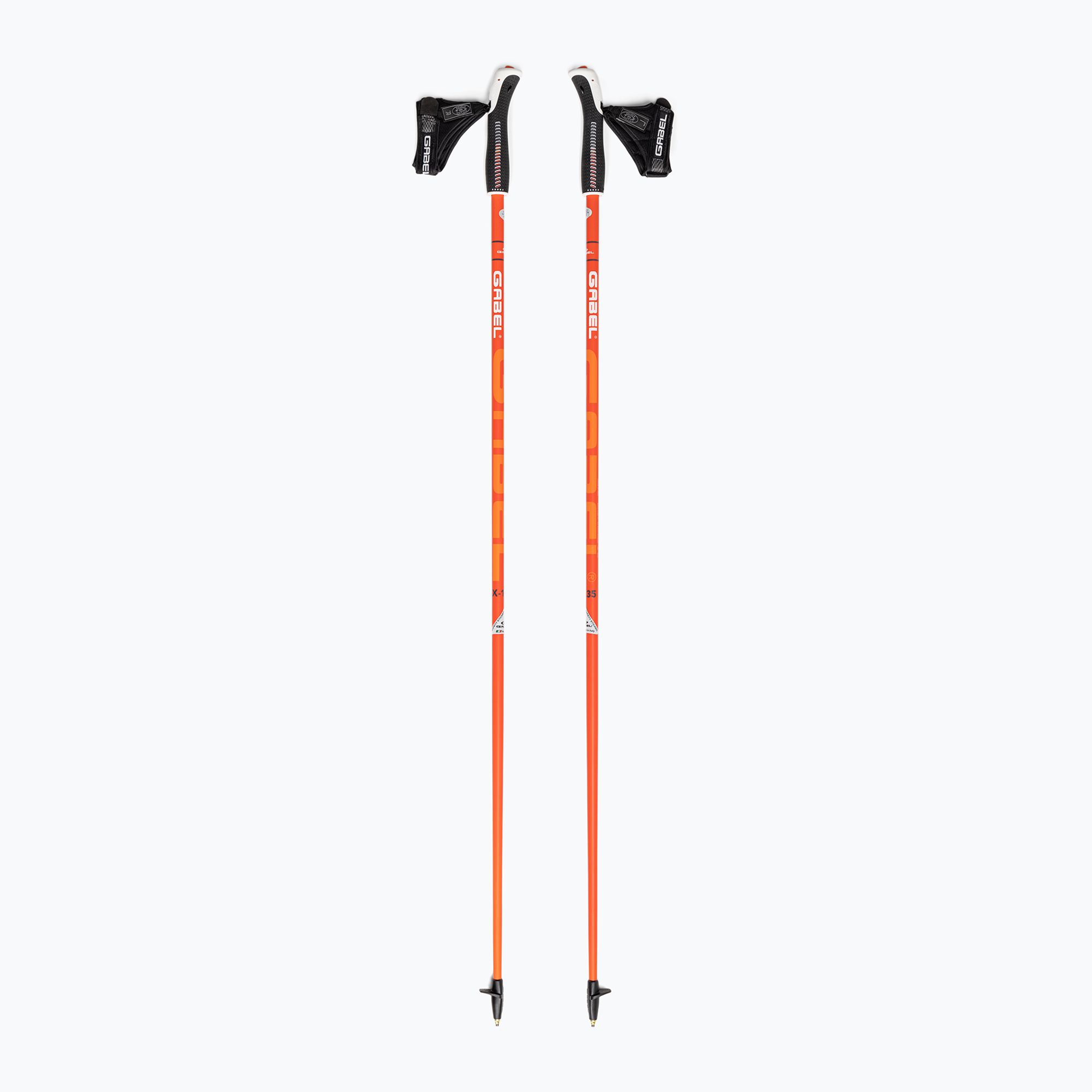 Kije nordic walking GABEL X-1.35 pomarańczowe 