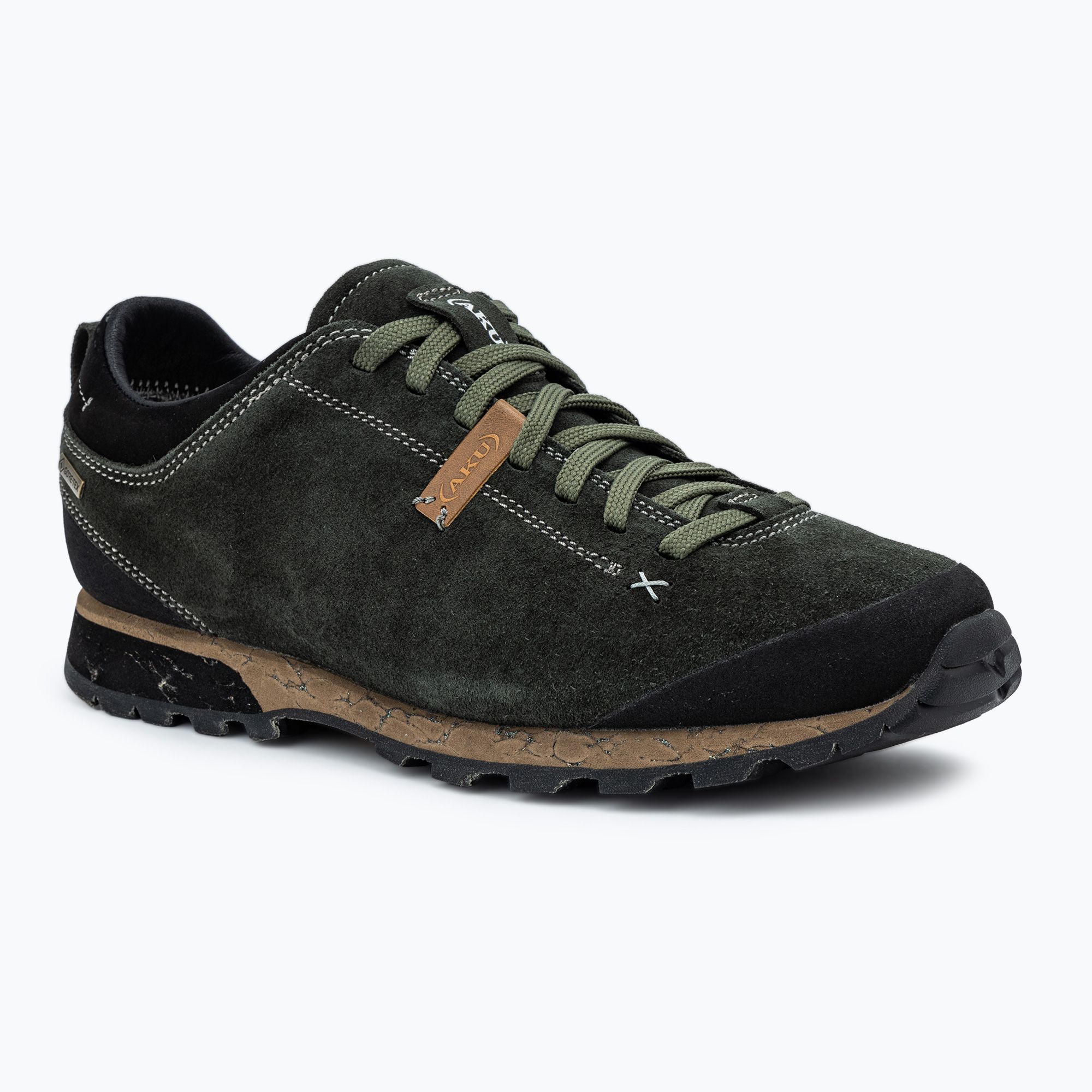 Buty turystyczne męskie AKU Bellamont III Suede GTX dark green/beige 