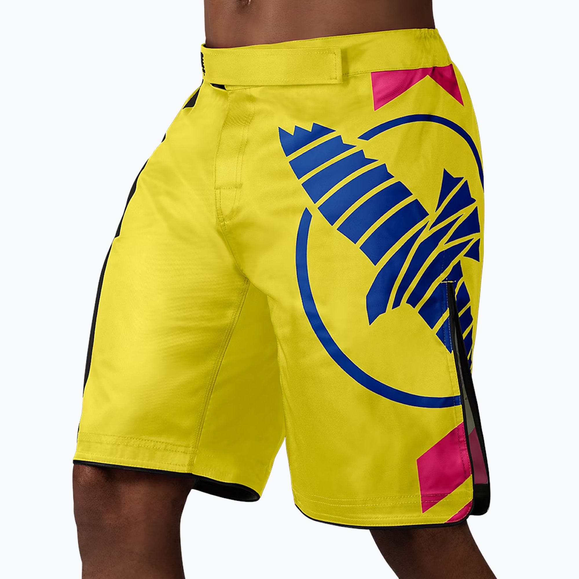 Spodenki treningowe Hayabusa Icon Fight yellow/blue 