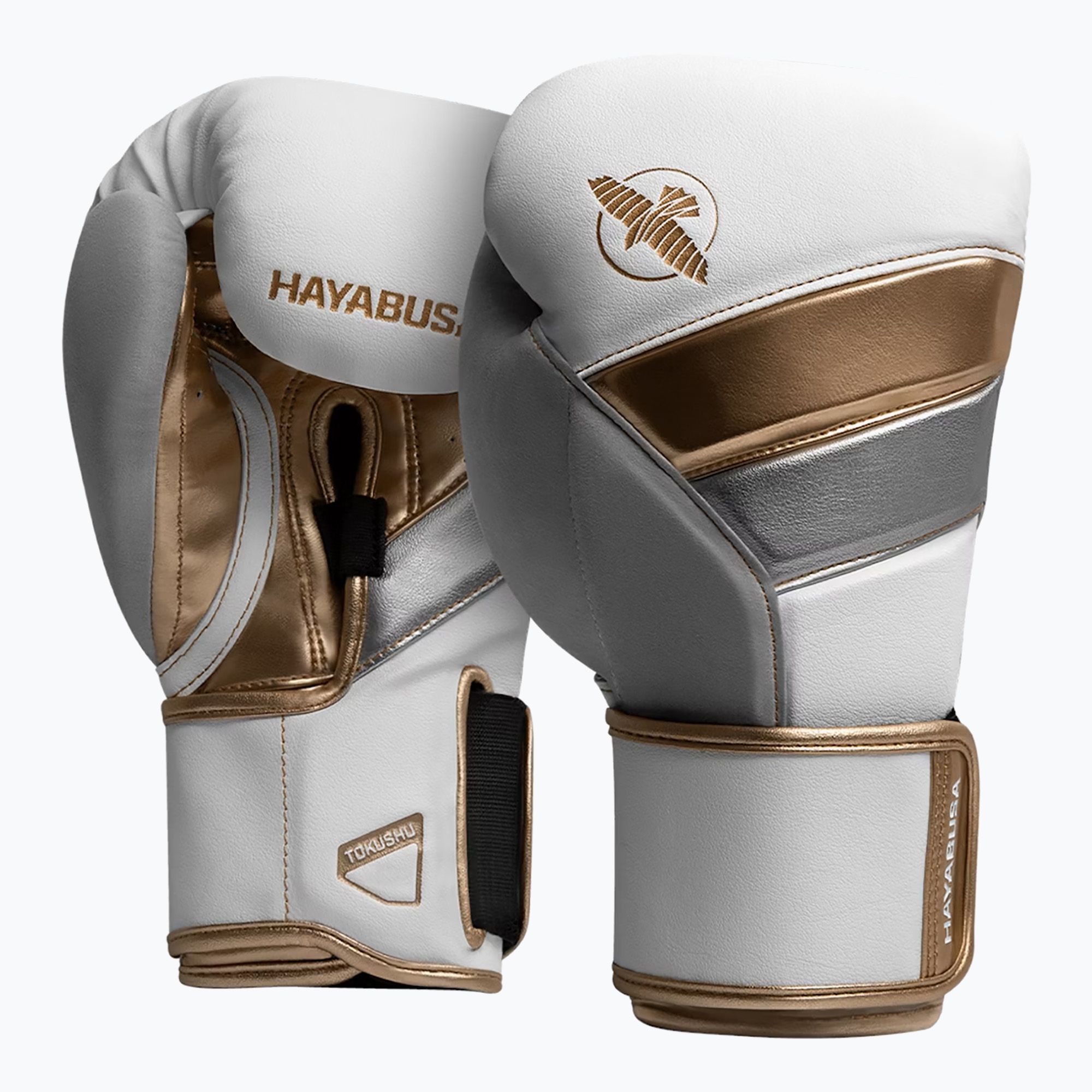 Rękawice bokserskie Hayabusa T3 white/gold 