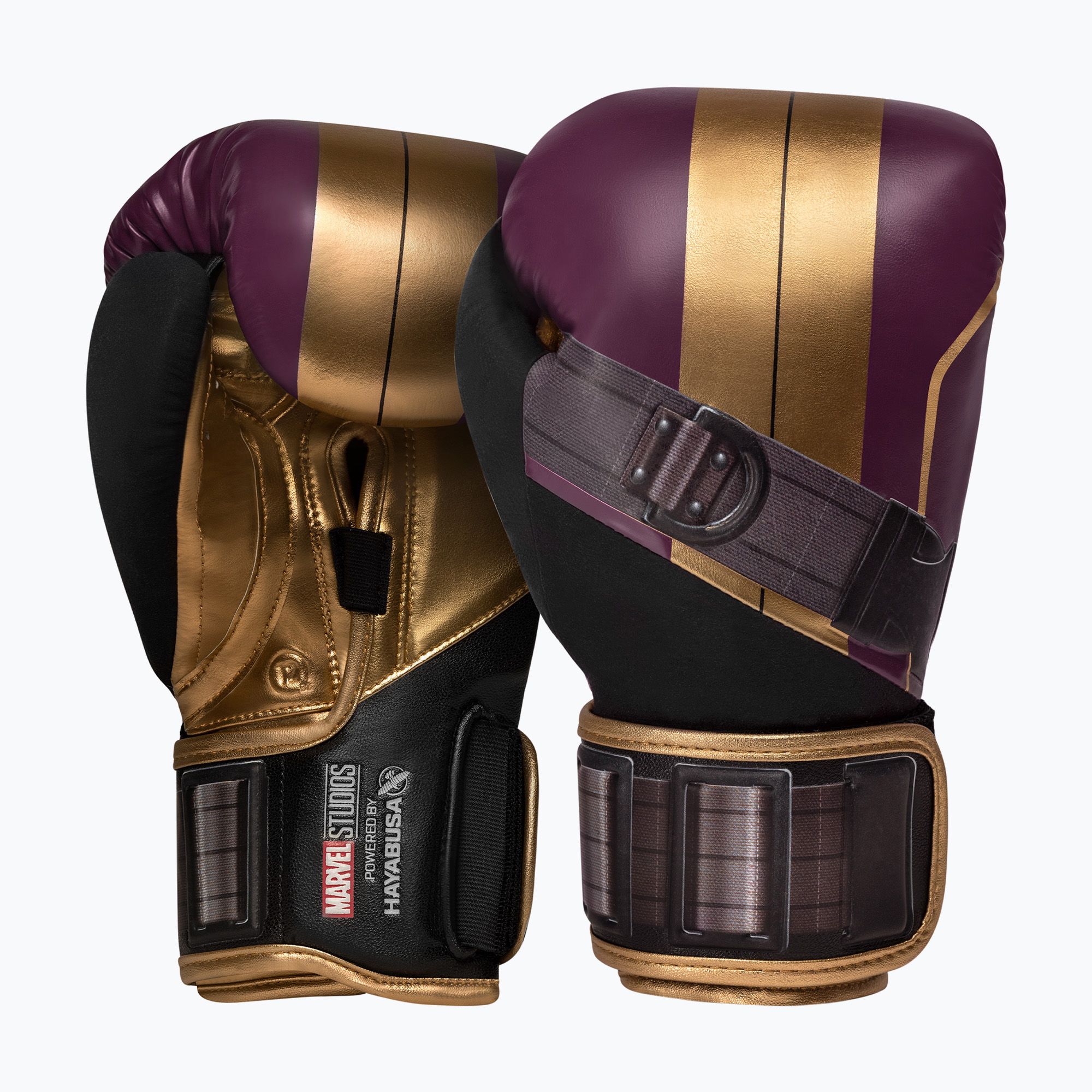 Rękawice bokserskie Hayabusa Marvel's Batroc purple/gold 