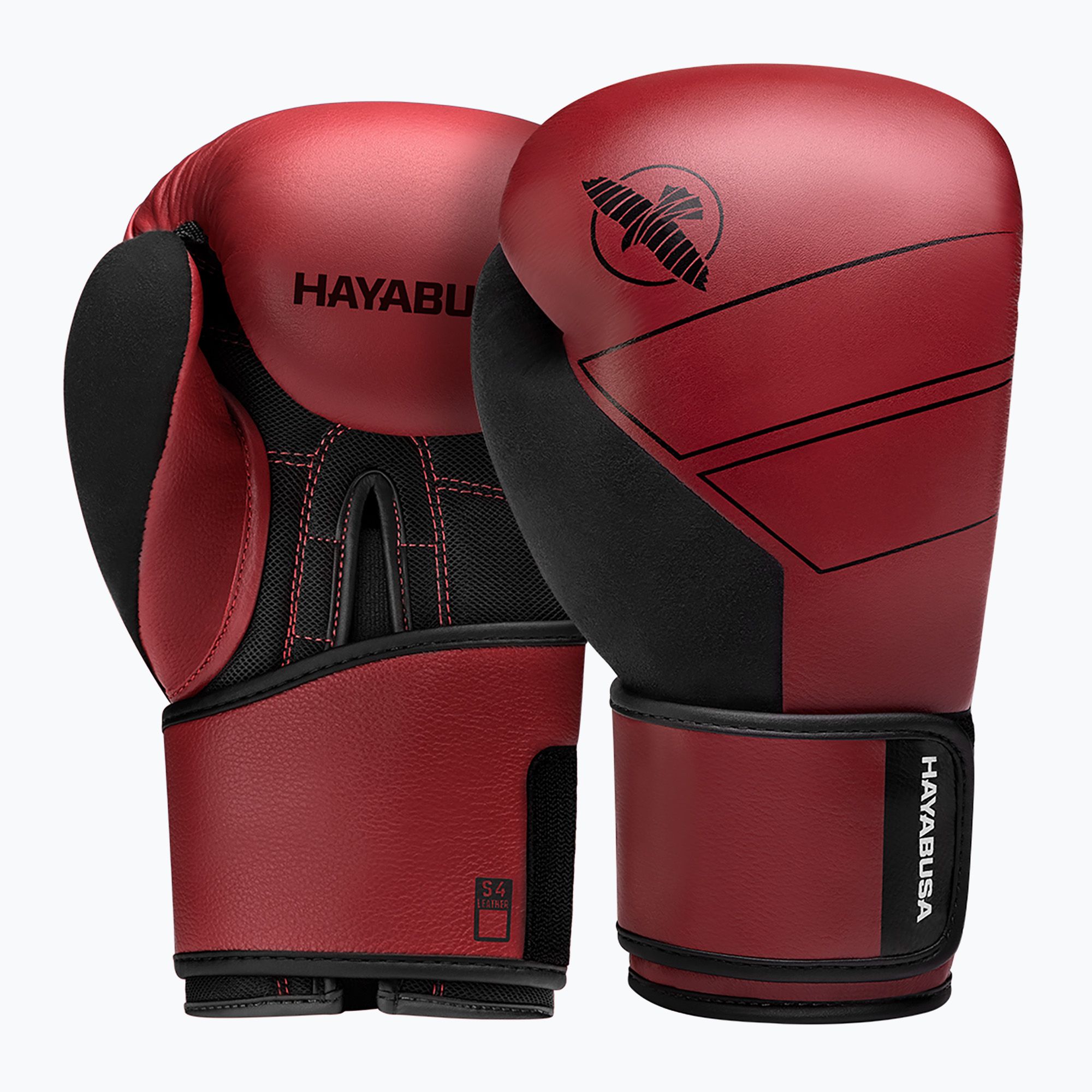 Rękawice bokserskie Hayabusa S4 Leather red 
