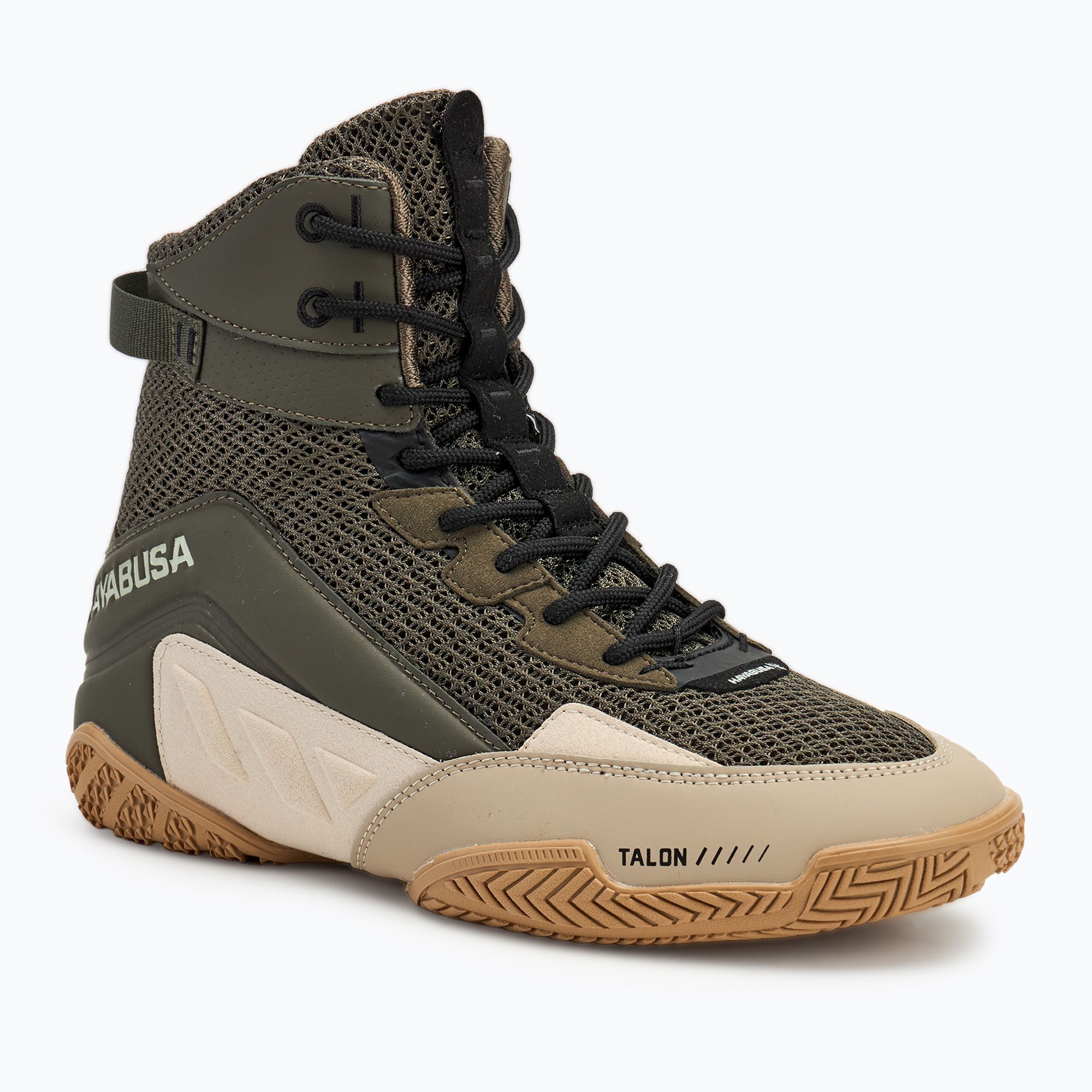 Buty bokserskie męskie Hayabusa Talon Boxing green/tan 