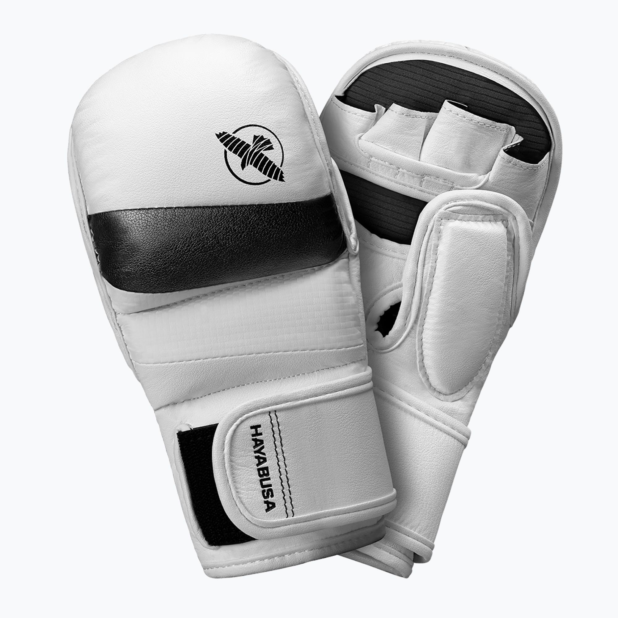 Rękawice grapplingowe Hayabusa T3 Hybrid white/black 