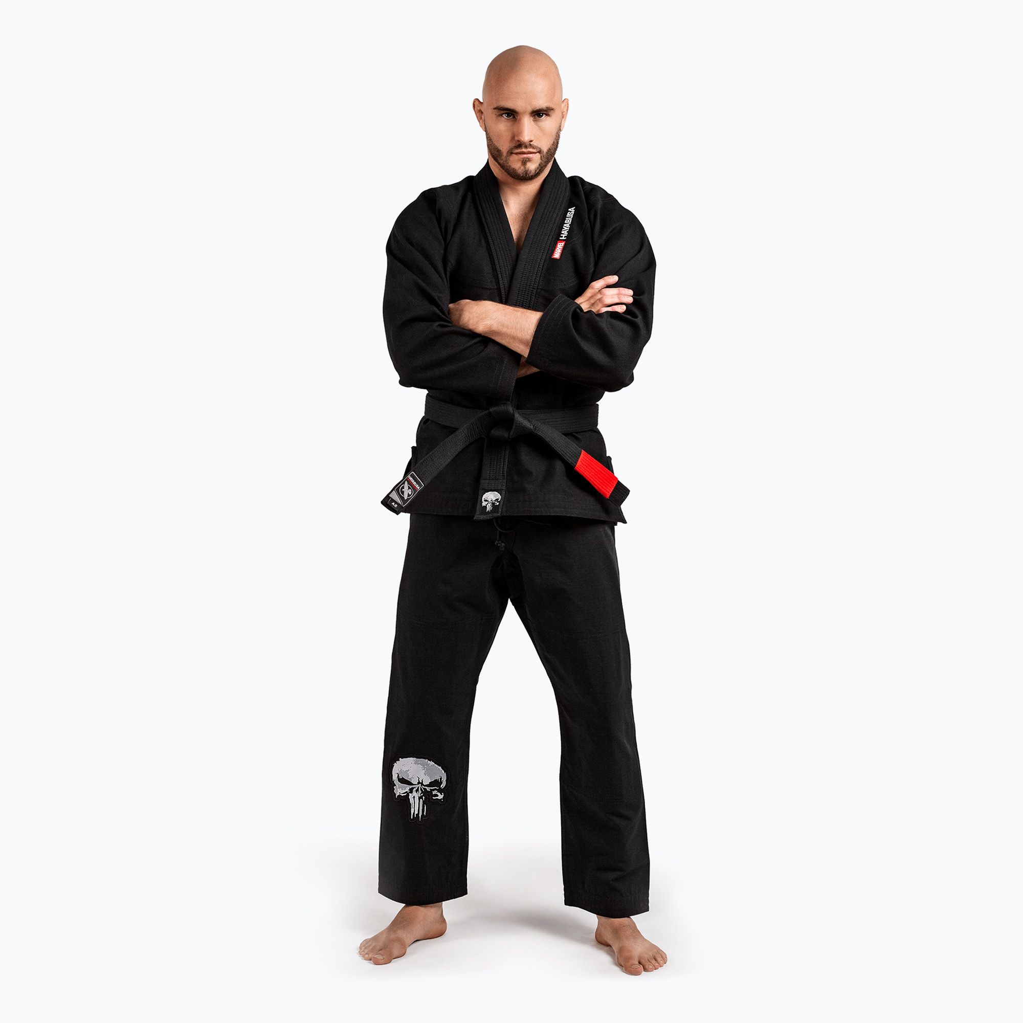 GI do brazylijskiego jiu-jitsu Hayabusa Marvel The Punisher black 