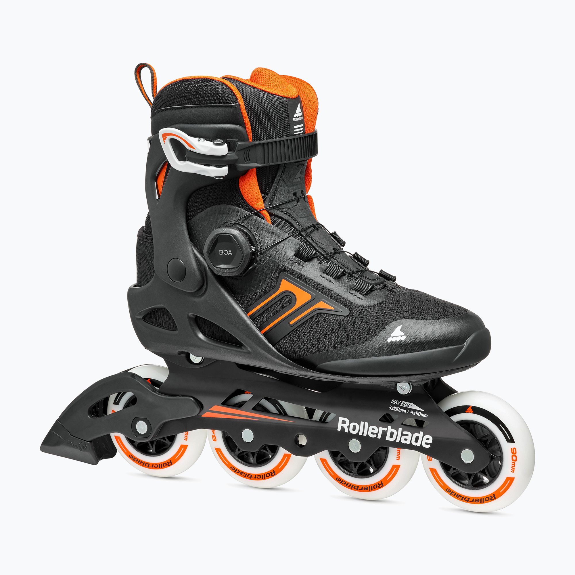 Rolki męskie Rollerblade Macroblade 90 BOA black/orange 