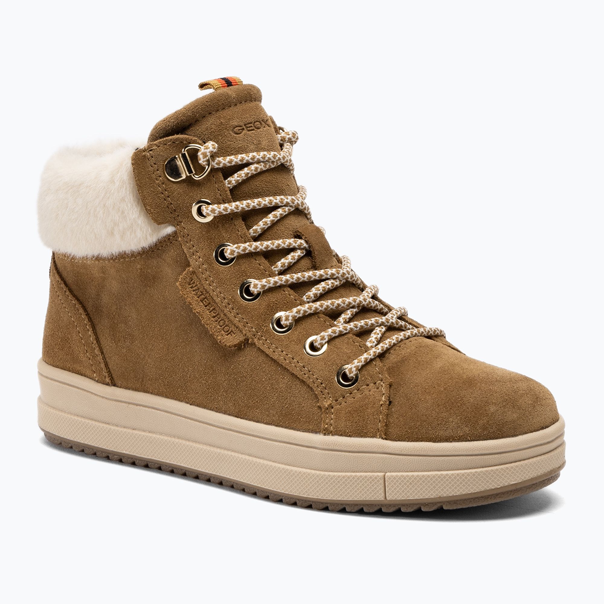 Buty juniorskie Geox Rebecca WPF whisky 
